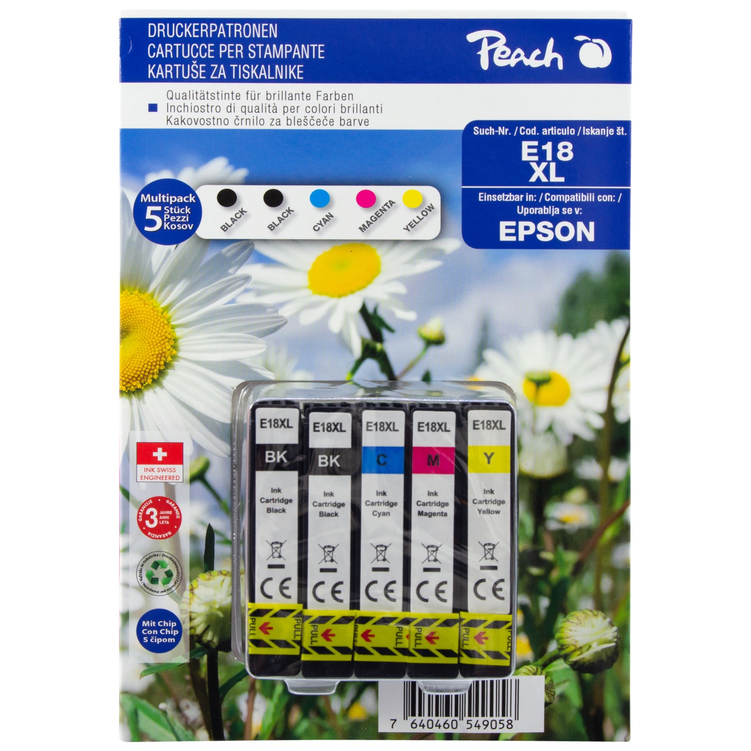 Peach Druckerpatronen, Epson 18 XL ALDI SUISSE