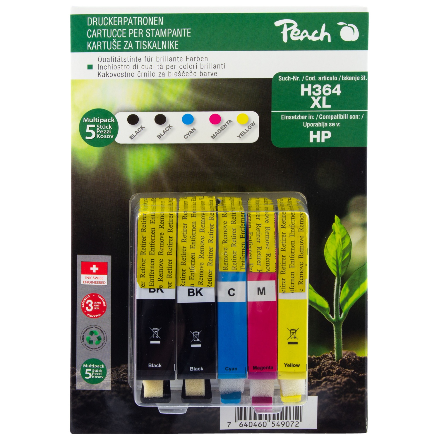 Peach Druckerpatronen, HP 364 XL ALDI SUISSE
