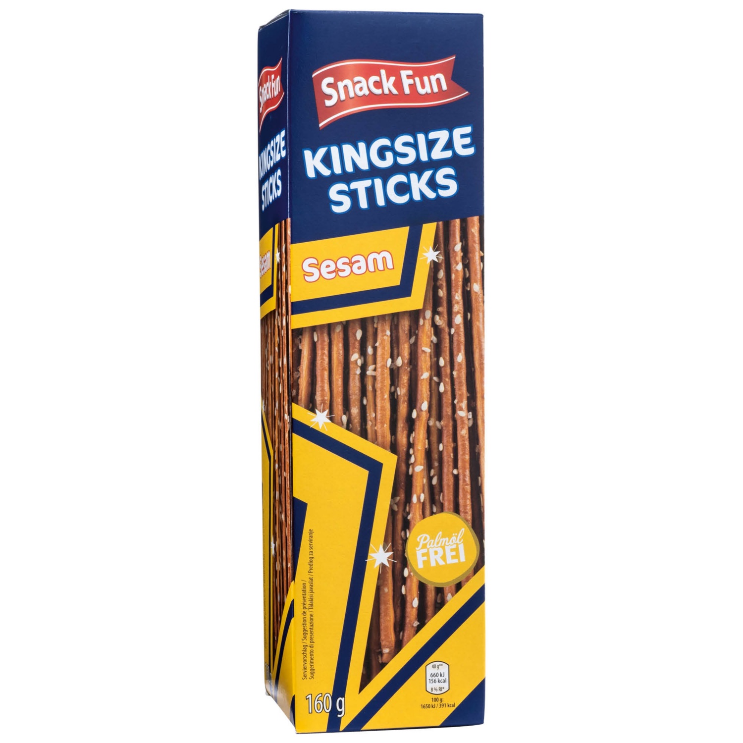 SNACK FUN Kingsize Sticks, Sesam
