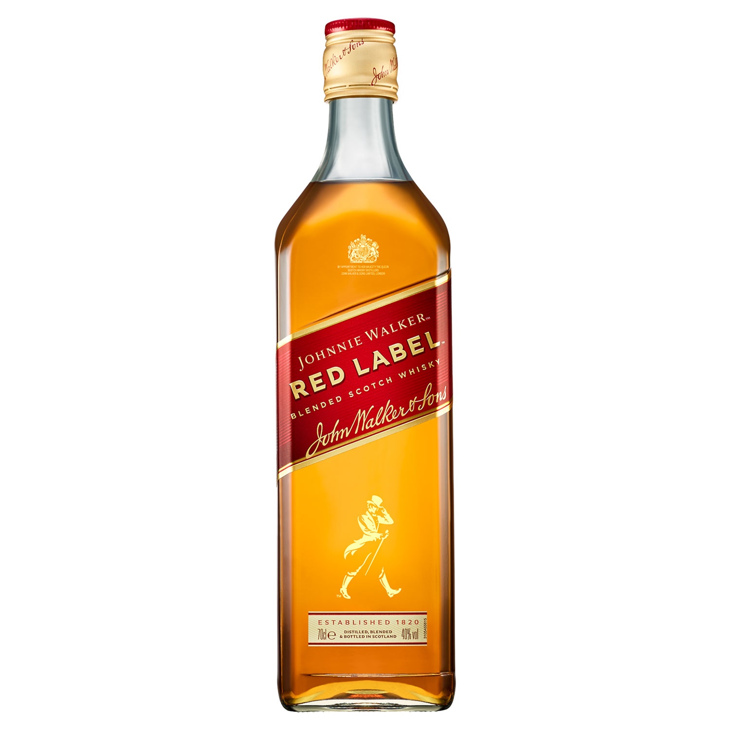 JOHNNIE WALKER RED LABEL Blended Scotch Whisky 0,7 l