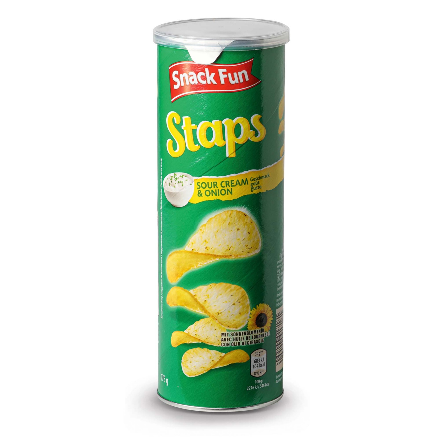 SNACK FUN Stapelchips, Sour Cream