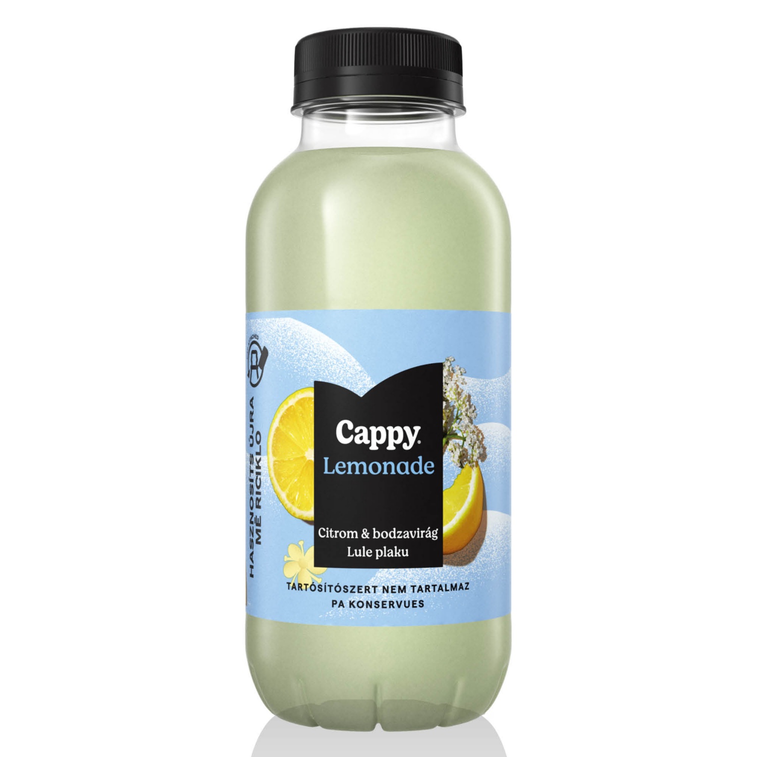 CAPPY Limonádé, 0,4 l, citrom-bodzavirág
