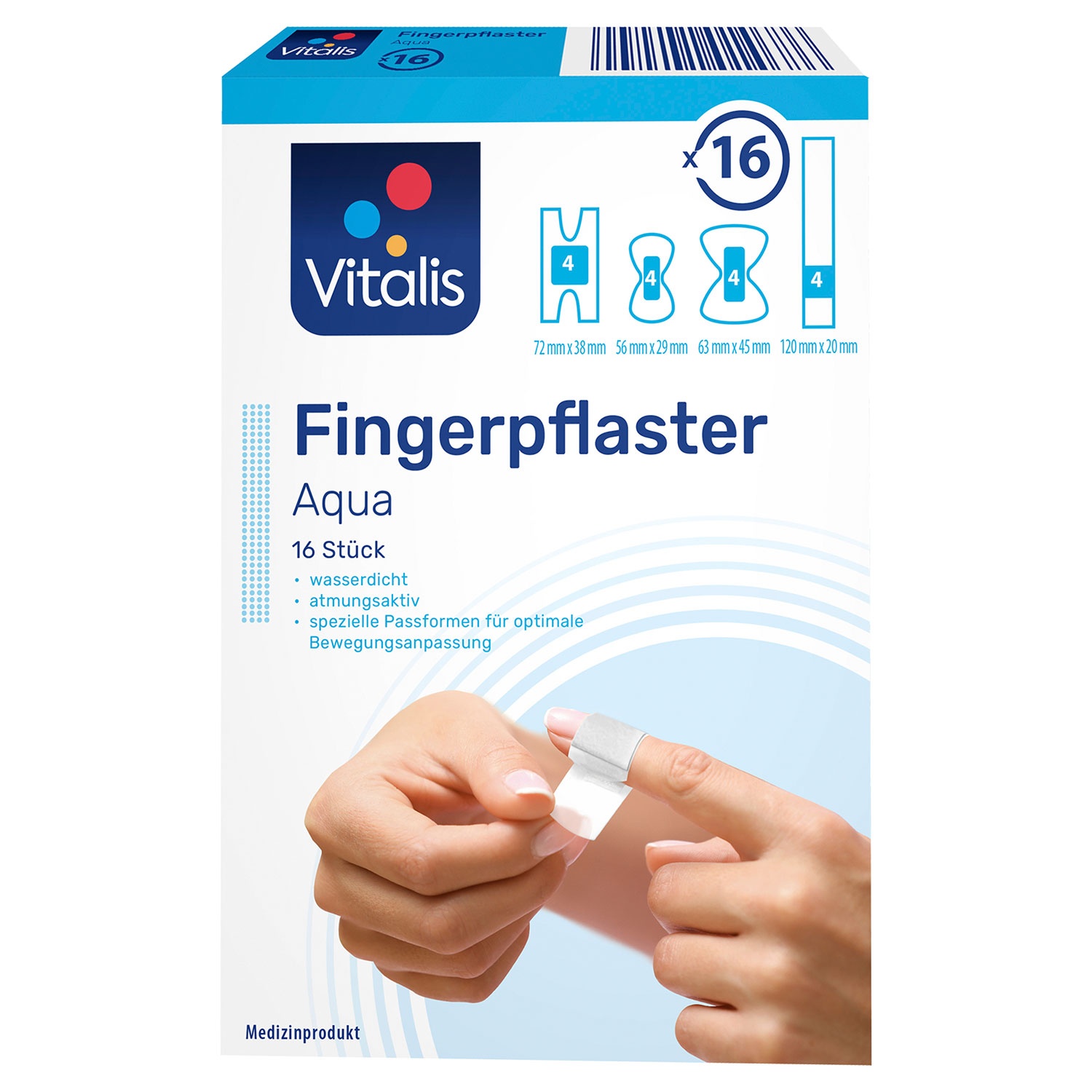 VITALIS Fingerpflaster, 16er-Packung