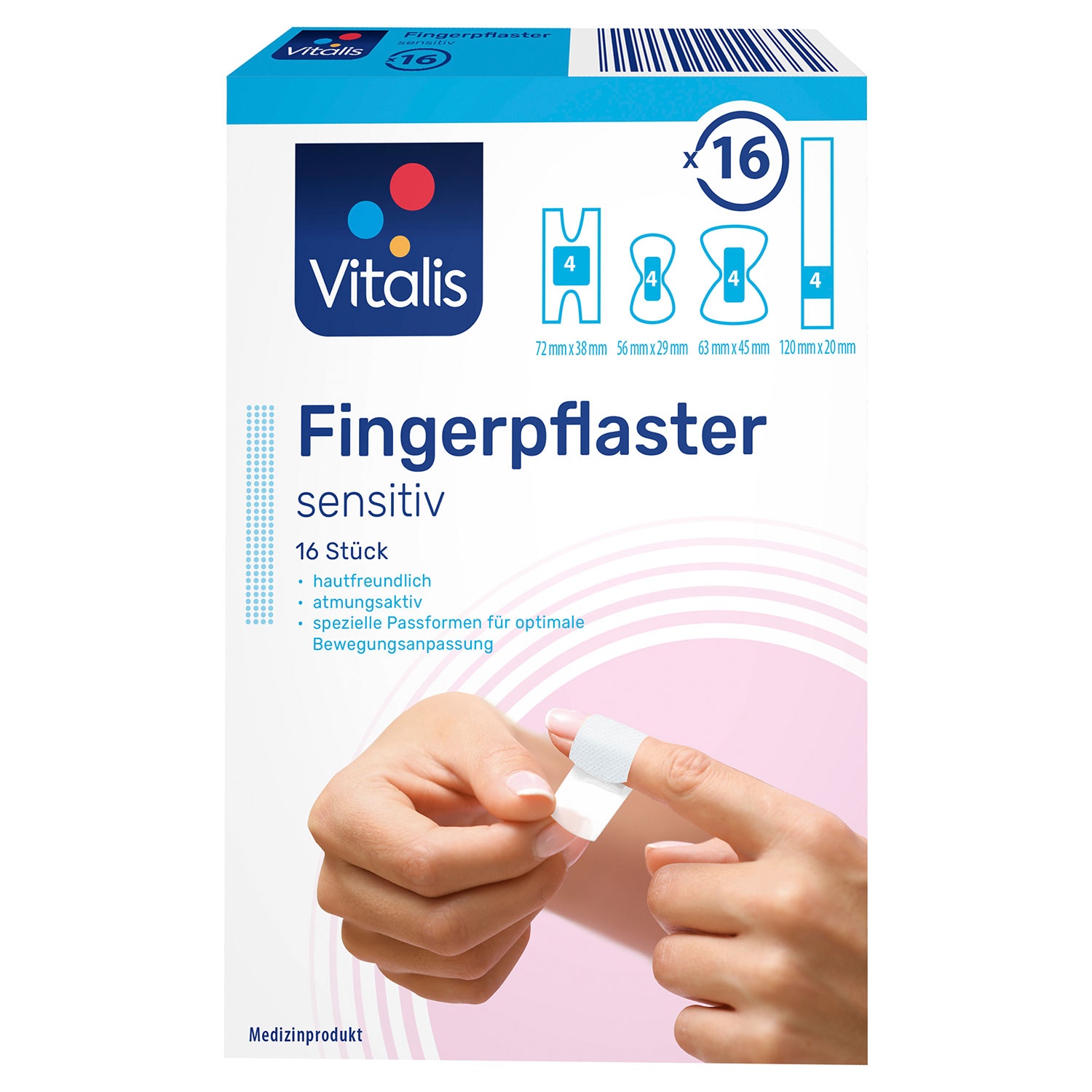 VITALIS Fingerpflaster, 16er-Packung