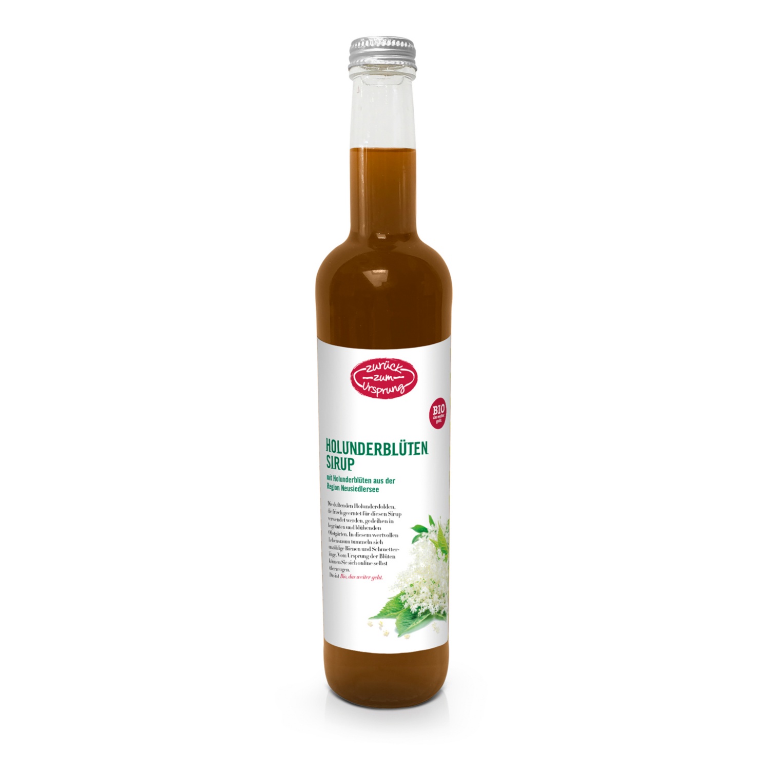 ZURÜCK ZUM URSPRUNG Sirup, Holunderblüten
