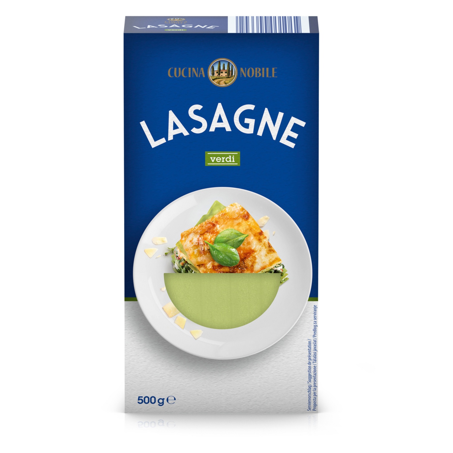 CUCINA NOBILE Lasagneblätter, Spinat