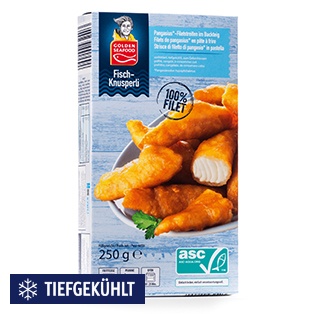 GOLDEN SEAFOOD, Fisch-Knusperli