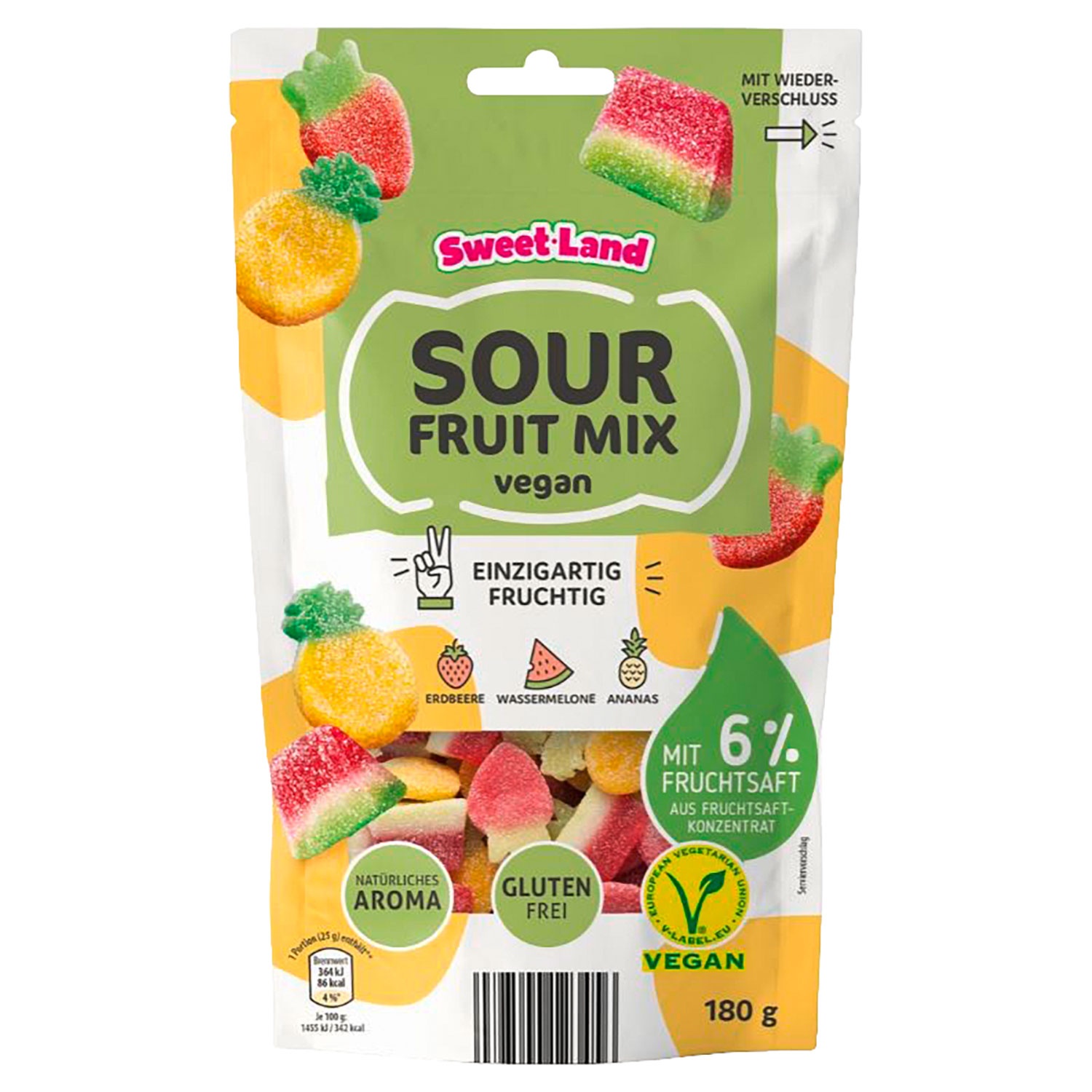 SWEETLAND Fruchtgummi 180 g ALDI SÜD