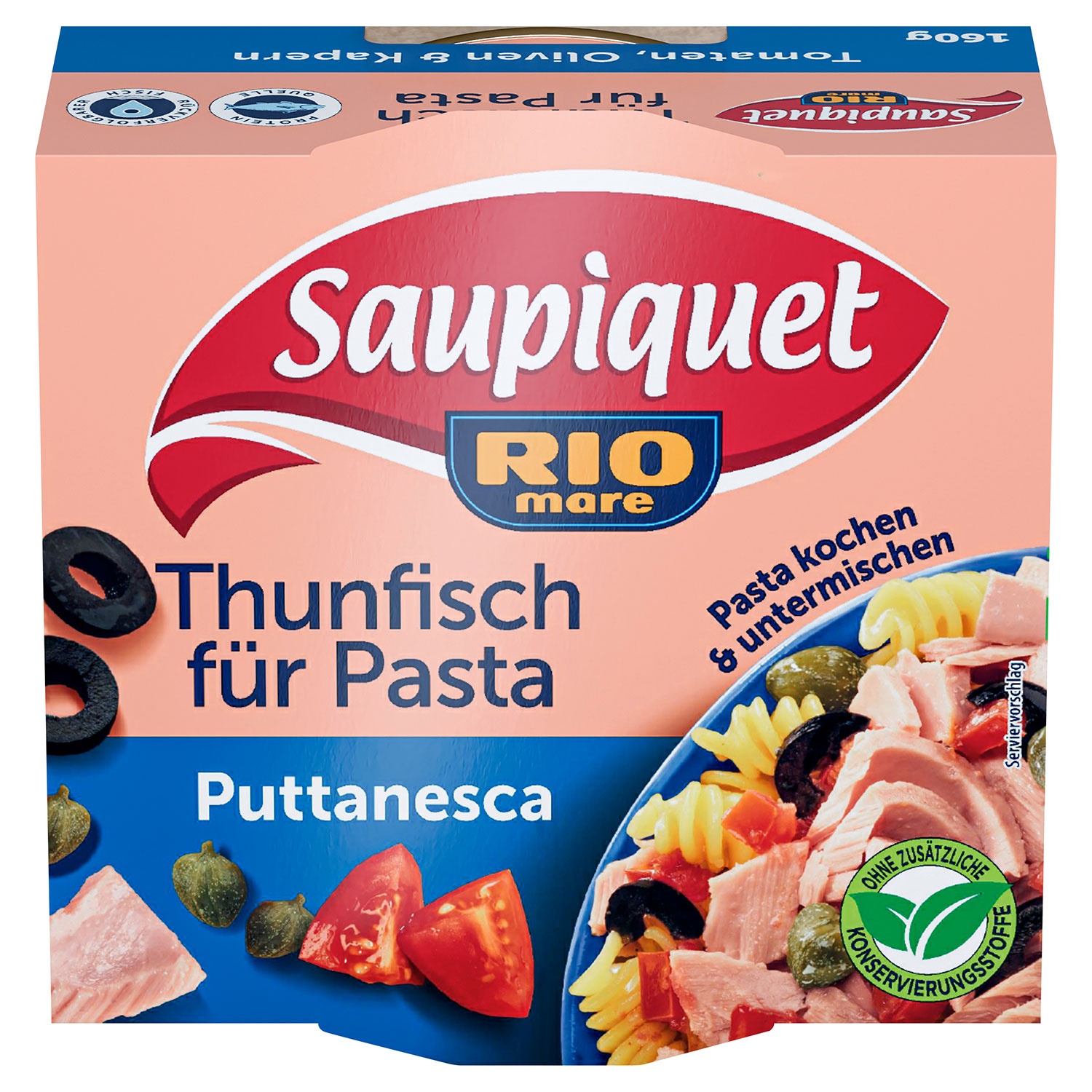 SAUPIQUET Thunfisch für Pasta 160 g, Puttanesca