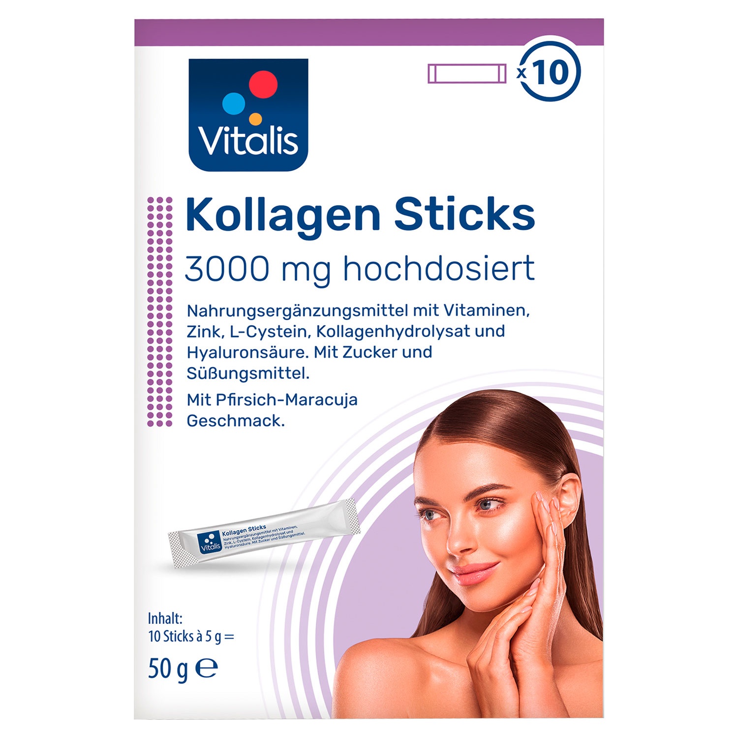 VITALIS Kollagen-Sticks 50 g