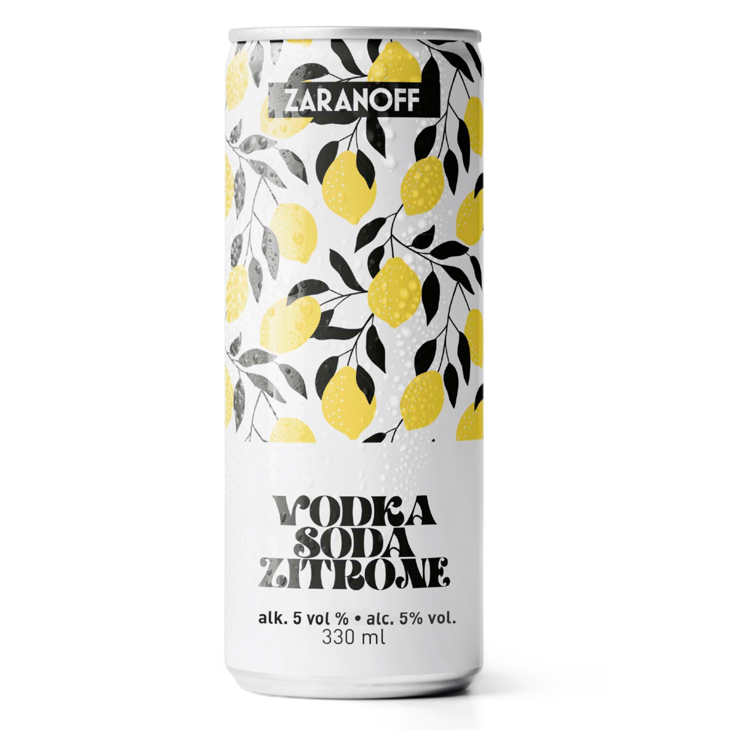 Vodka Soda Zitrone