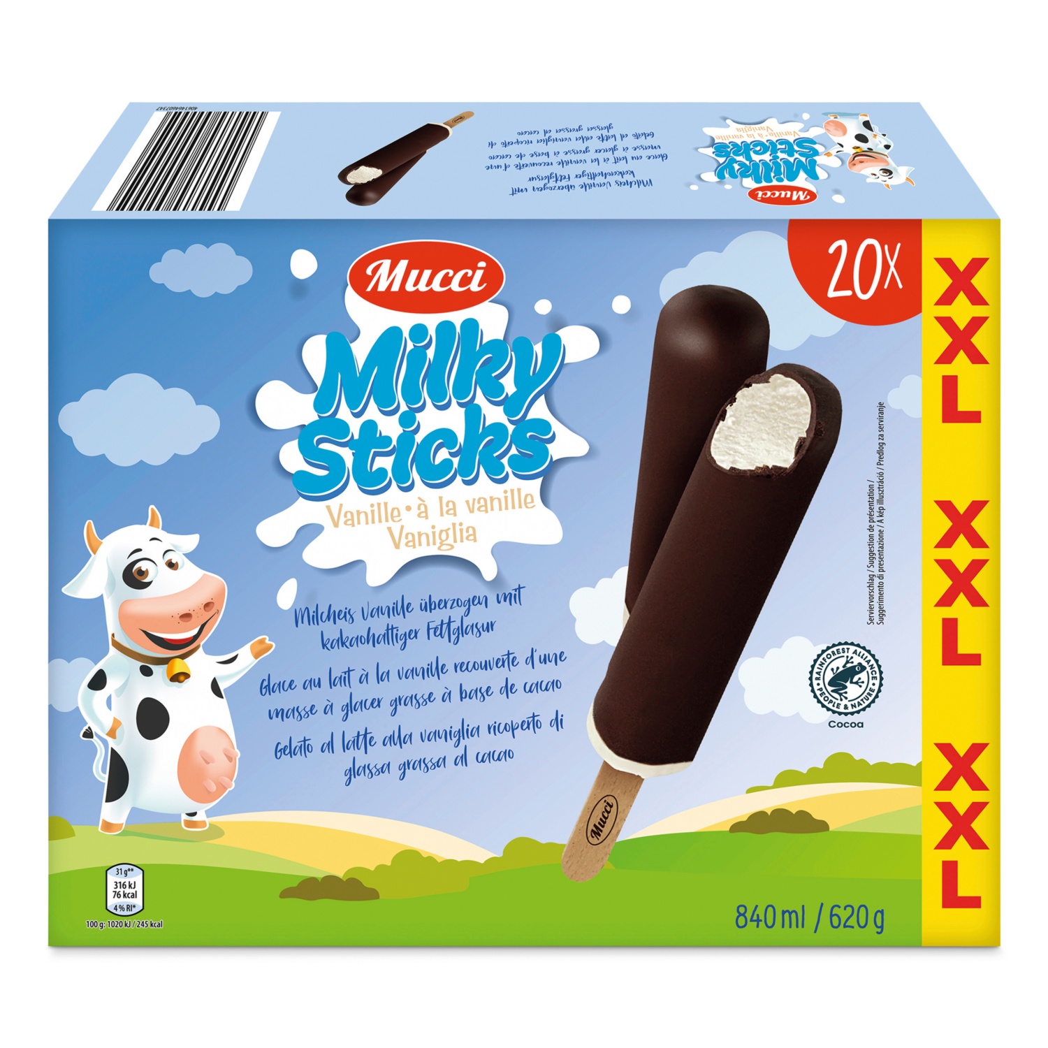 MUCCI XXL Milky Sticks