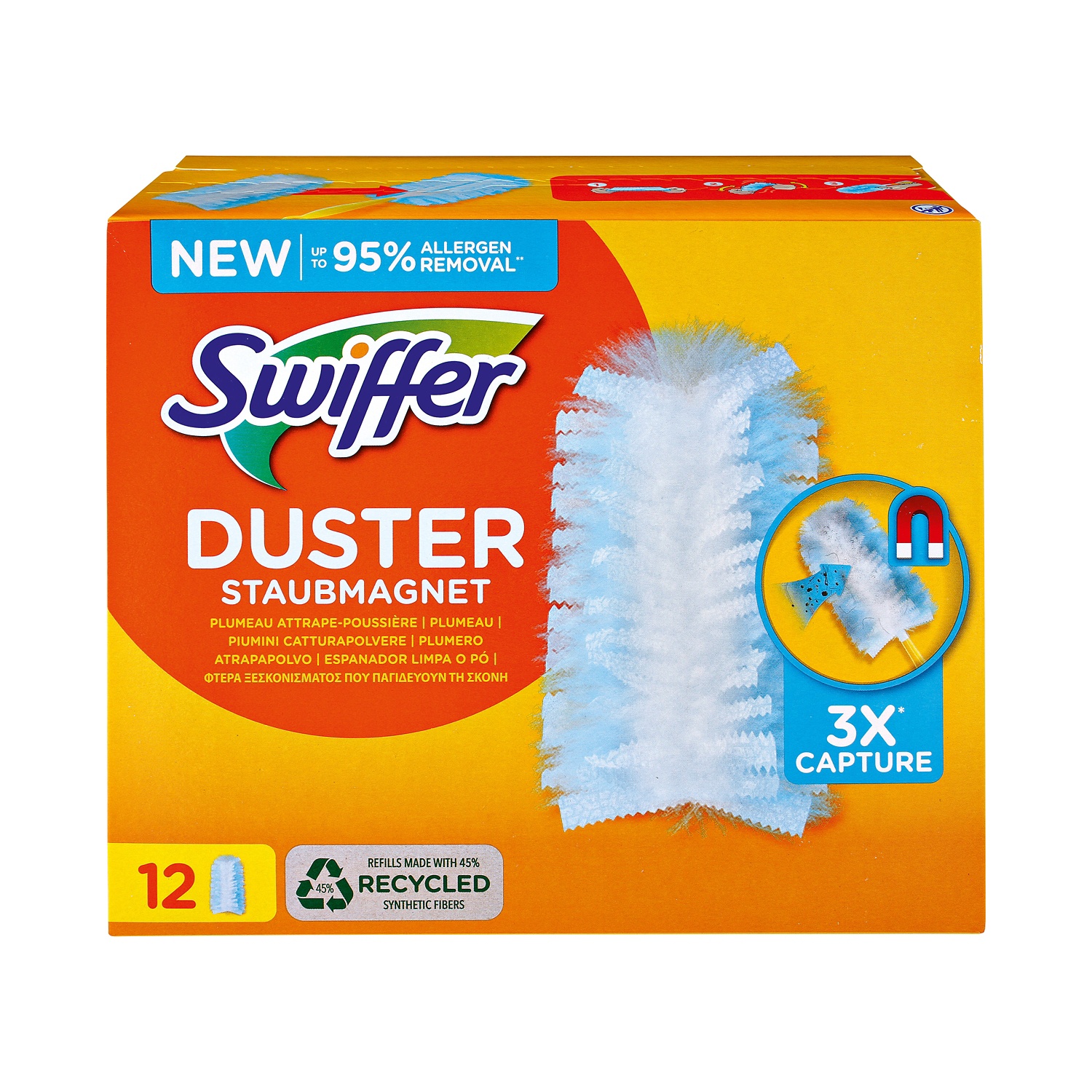 Swiffer Piumini Catturapolvere, 25 Piumini Duster, Cattura e