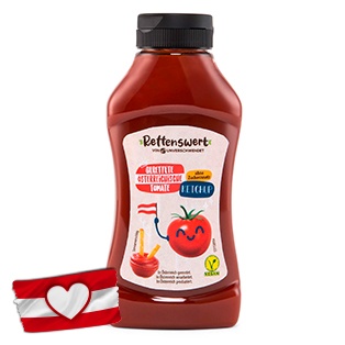 RETTENSWERT Ketchup ohne Zuckerzusatz