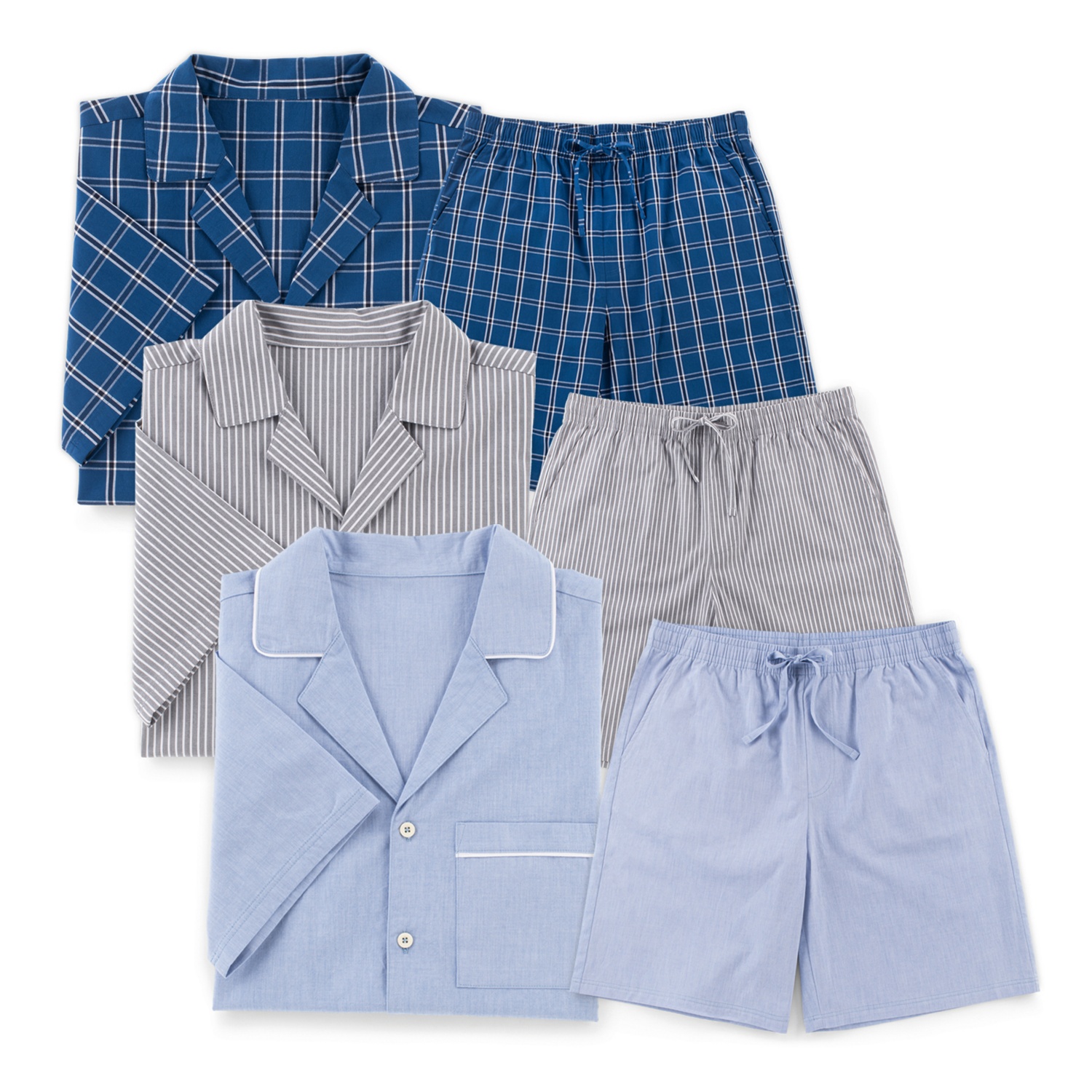 ROYAL CLASS CASUAL Herren-Shorty-Pyjama