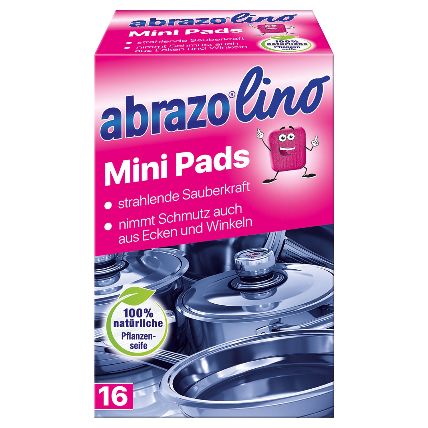 ABRAZO® Mini-Pads, Grill-Pads oder Topf- & Pfanne-Reinigungskissen