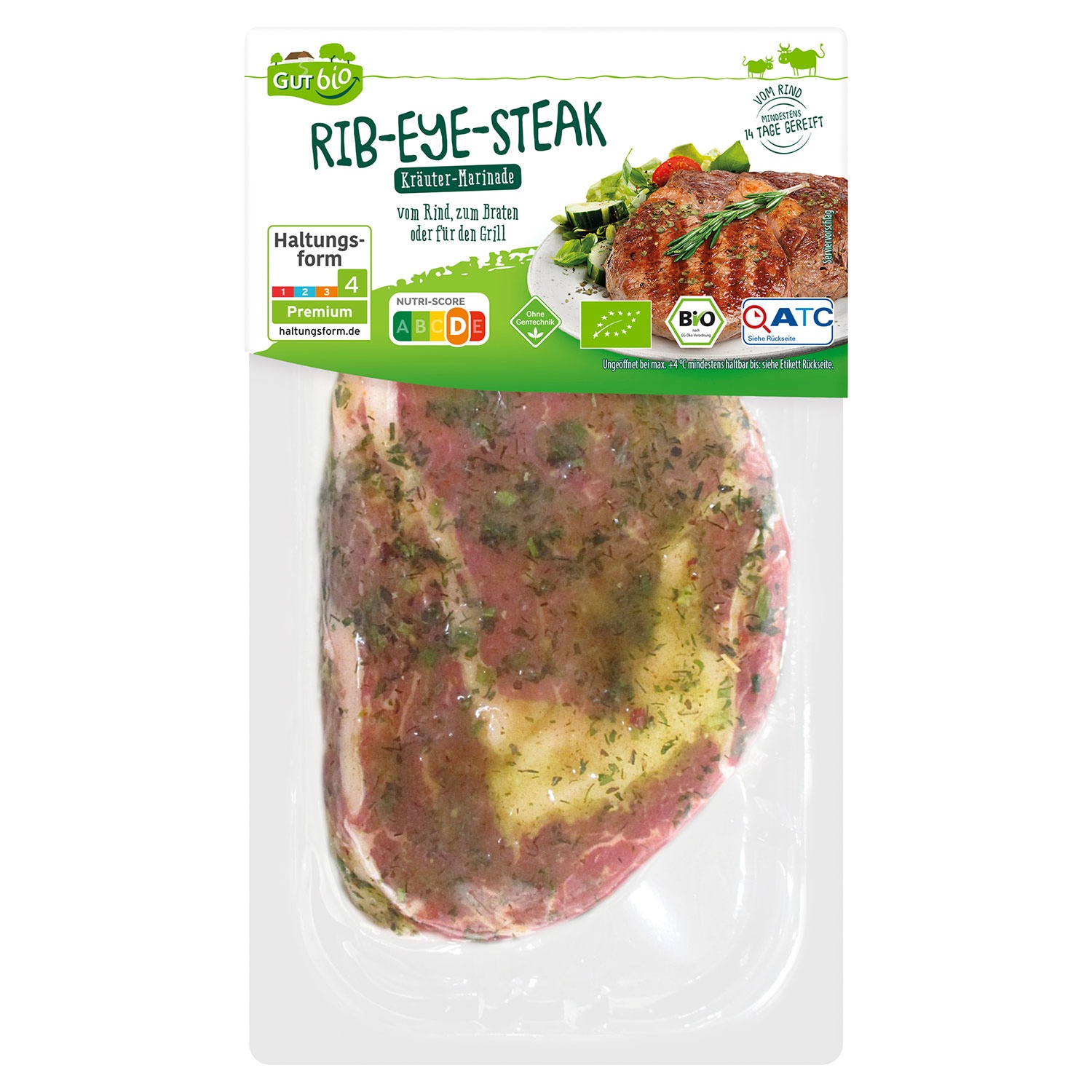 GUT BIO Bio-Steak vom Rind 249 g