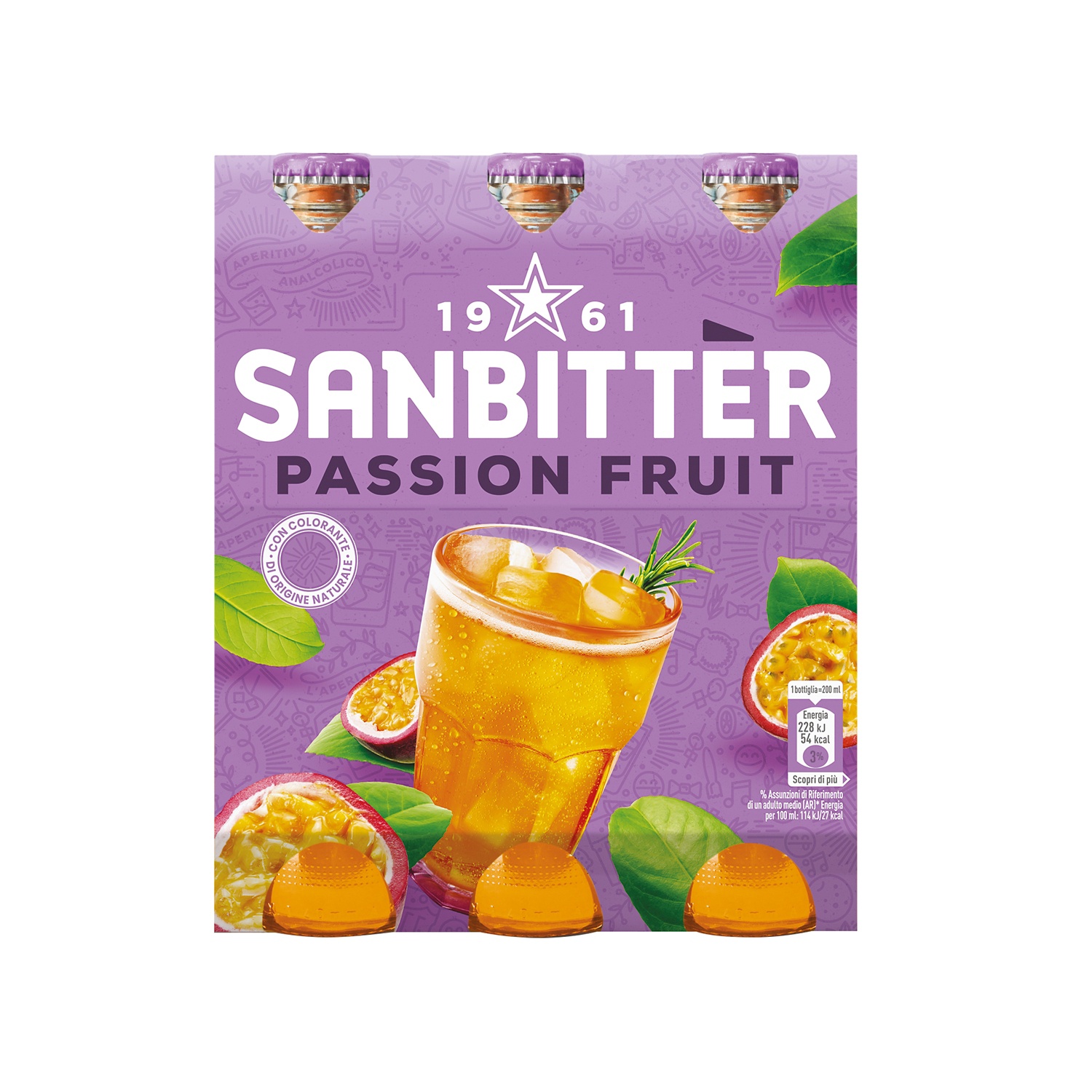SAN BITTER Fruity al frutto della passione