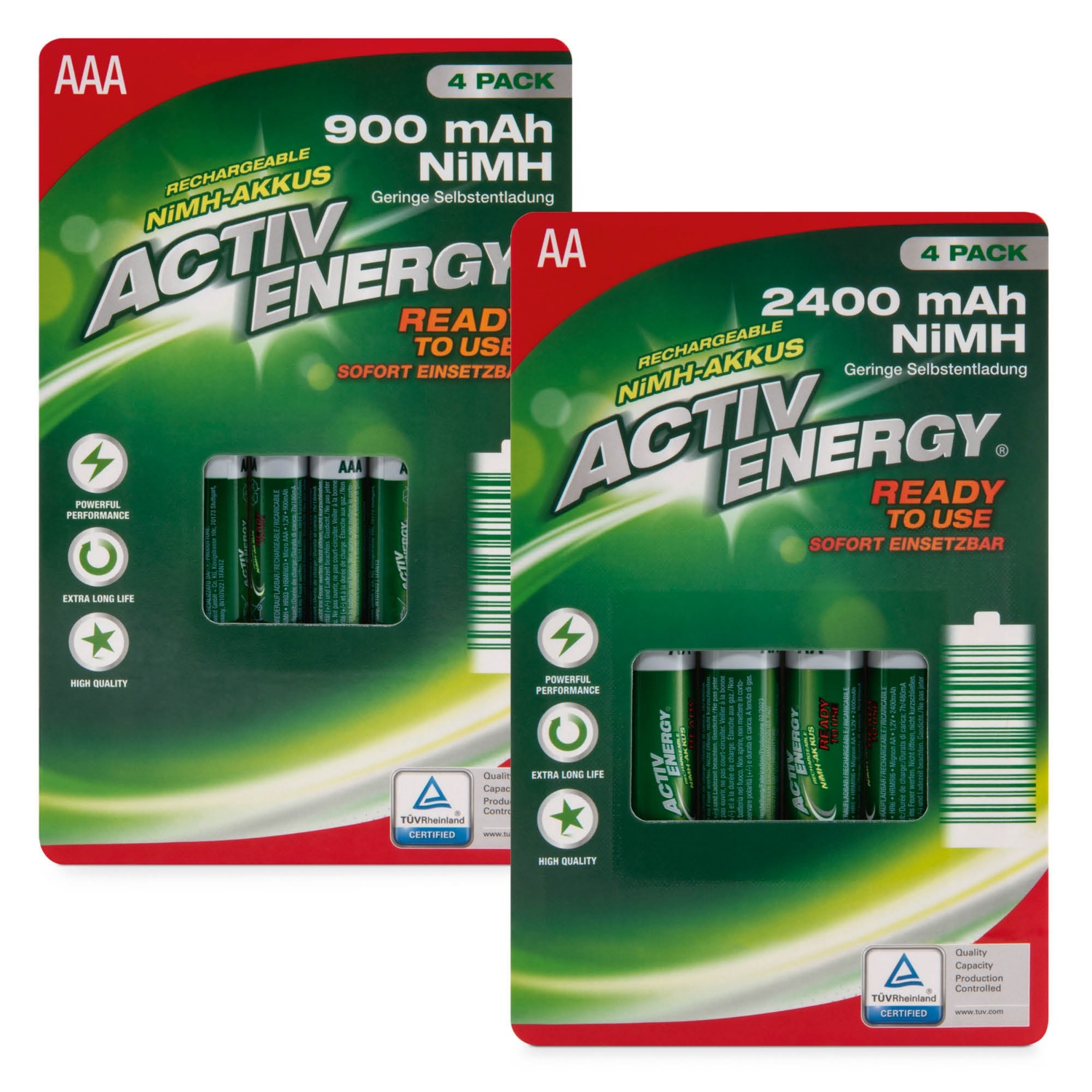 ACTIV ENERGY Batterie «ready to use»