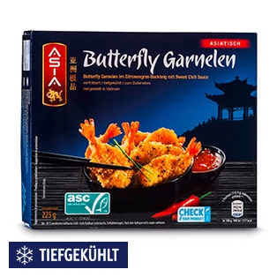 ASIA Snack Sortiment, Butterfly Garnelen