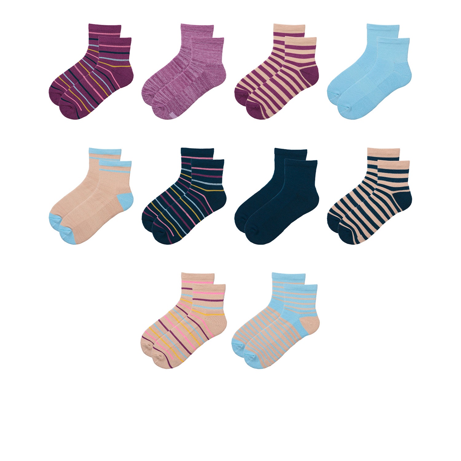 ALIVE Kinder Socken, 10 Paar