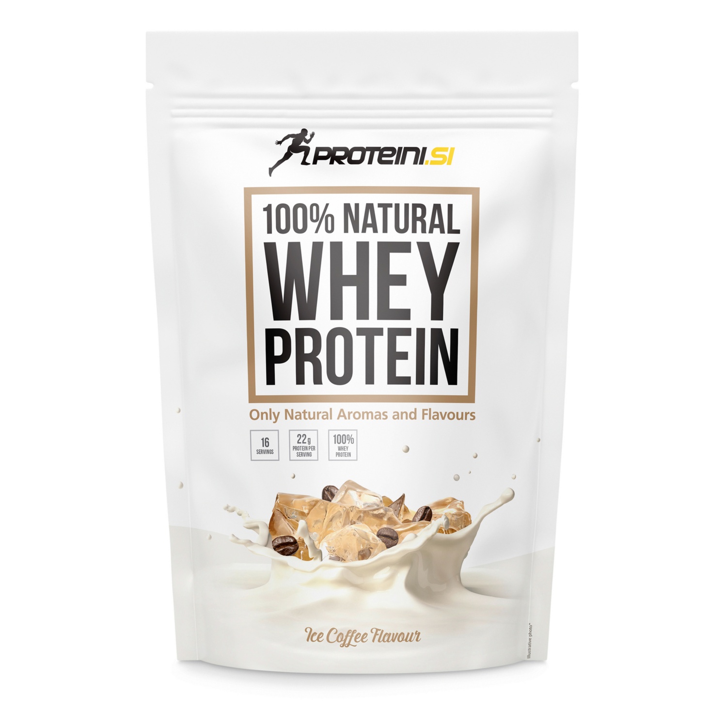 PROTEINI.SI Natural Whey Protein/Natural BCAA, Ice Coffee