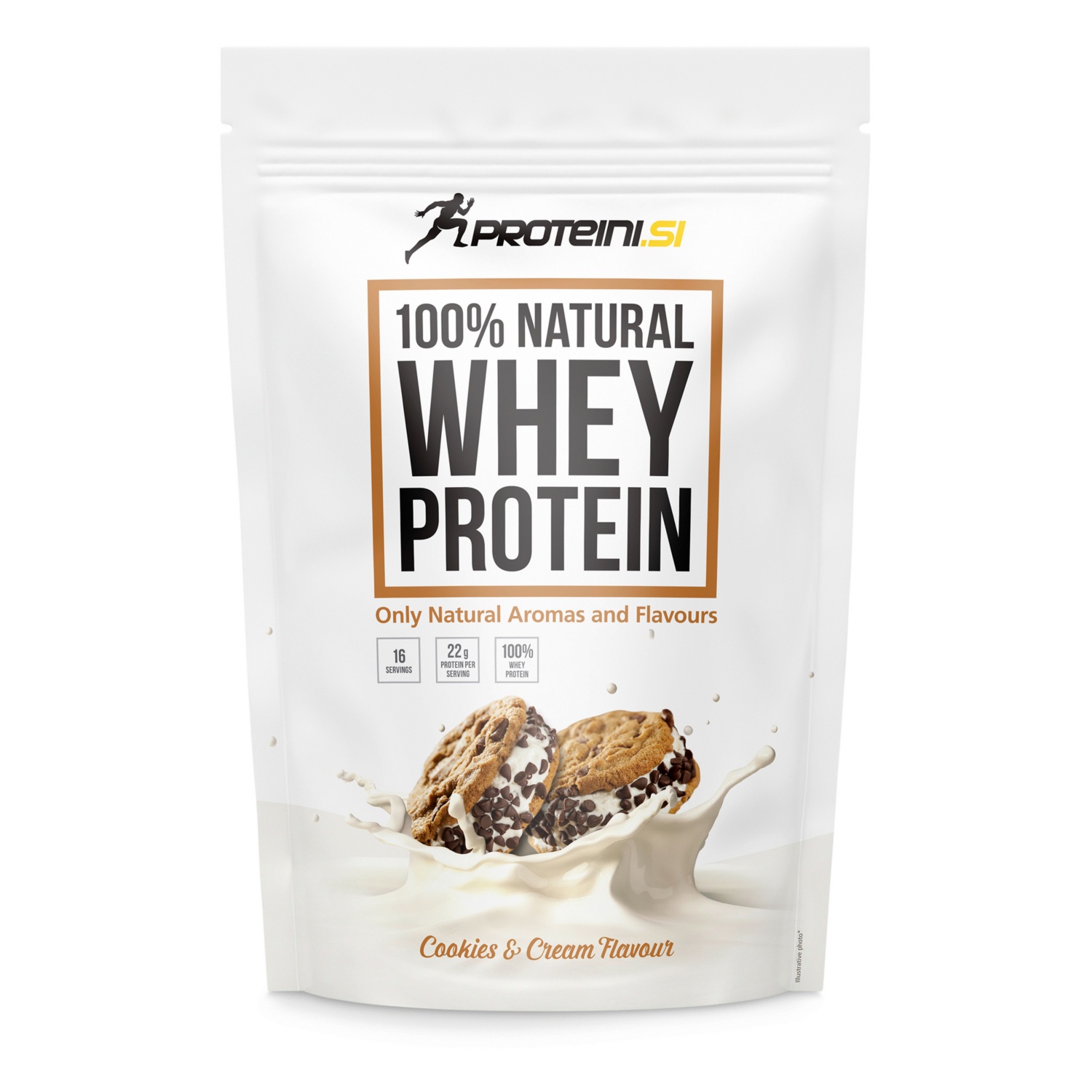 PROTEINI.SI Natural Whey Protein/Natural BCAA, Cookies and Cream