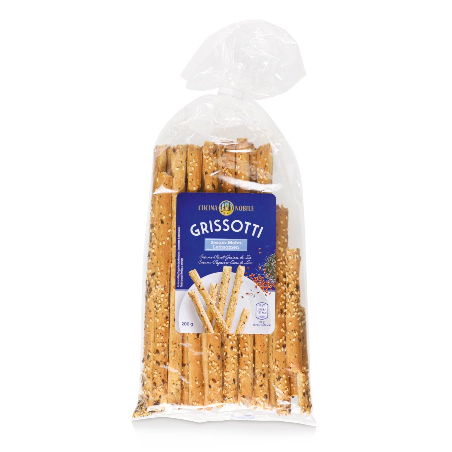 CUCINA NOBILE Grissotti, Sesam-Mohn-Leinsamen | HOFER