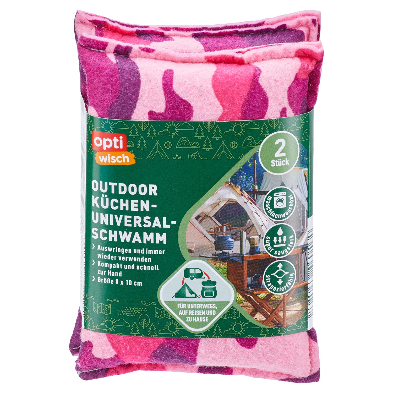 OPTIWISCH Outdoor-Küchen-Universaltücher oder -schwämme