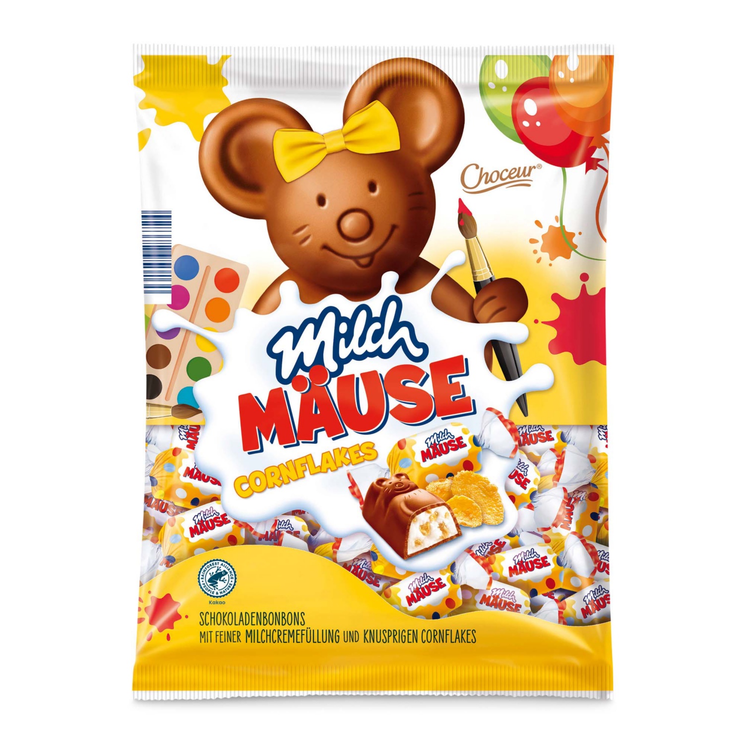 CHOCEUR Milch Mäuse Back to School, Cornflakes