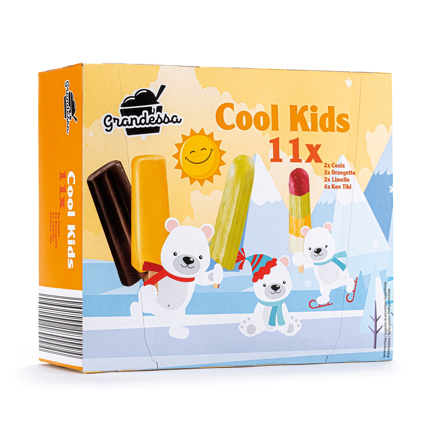 GRANDESSA Box ghiaccioli Cool Kids