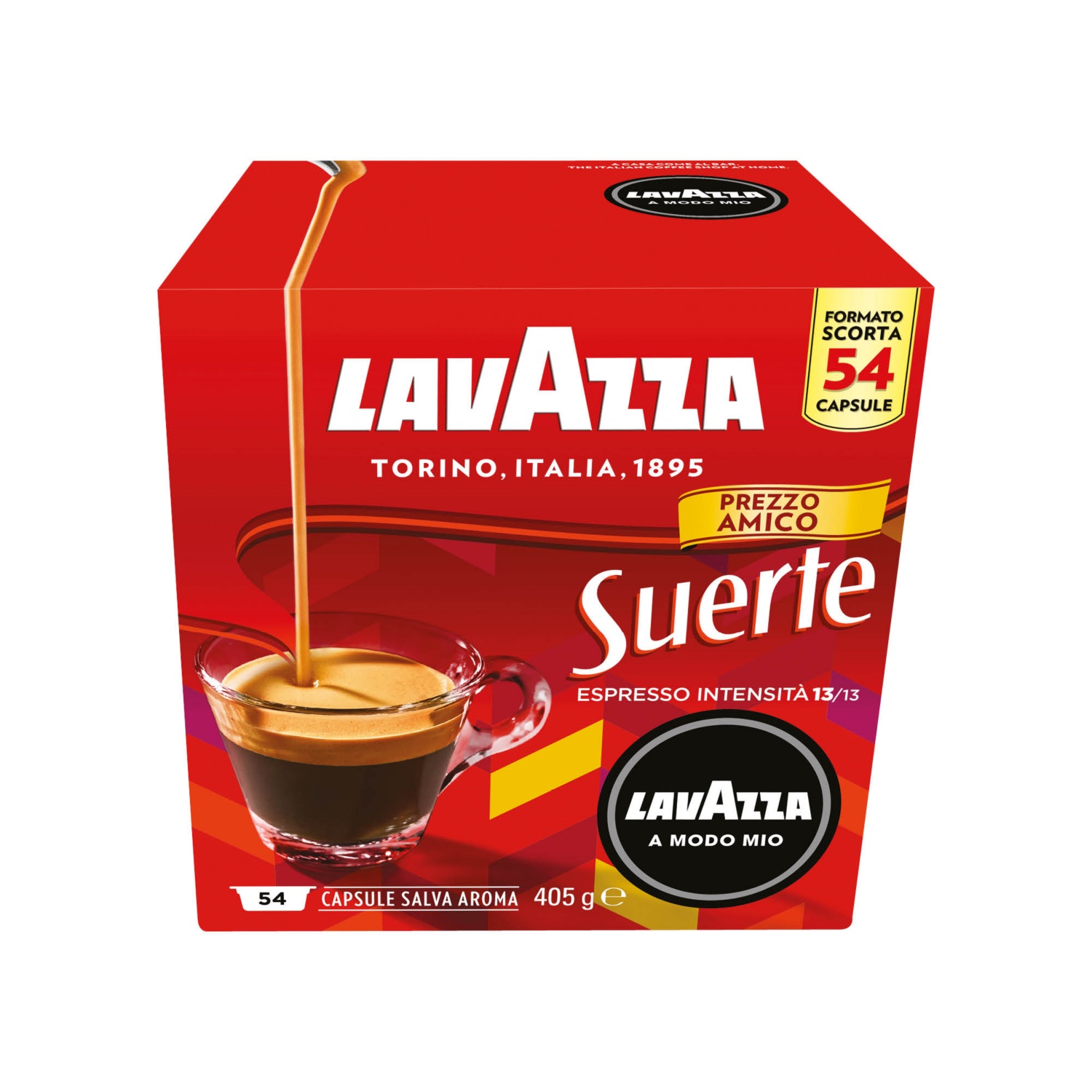 36 capsule LavAzza A Modo Mio SUERTE