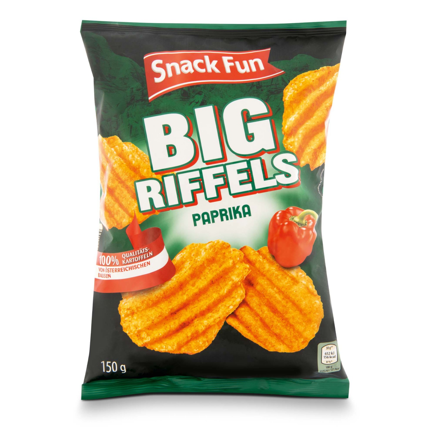 SNACK FUN Big Riffels, Paprika