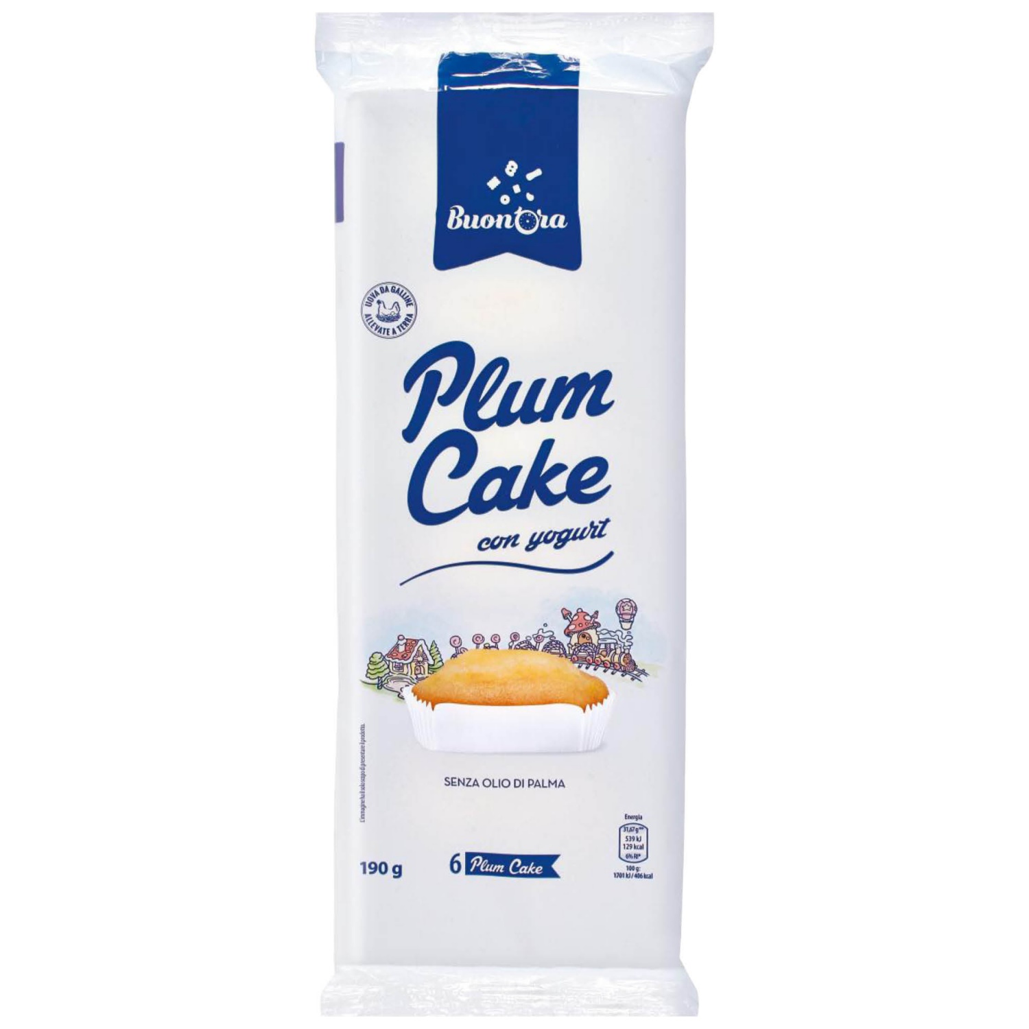 BUON΄ORA Plum Cake mit Joghurt 190g