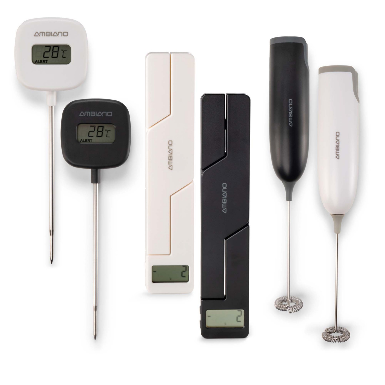 AMBIANO Aufschäumer, Thermometer, Küchenwaage