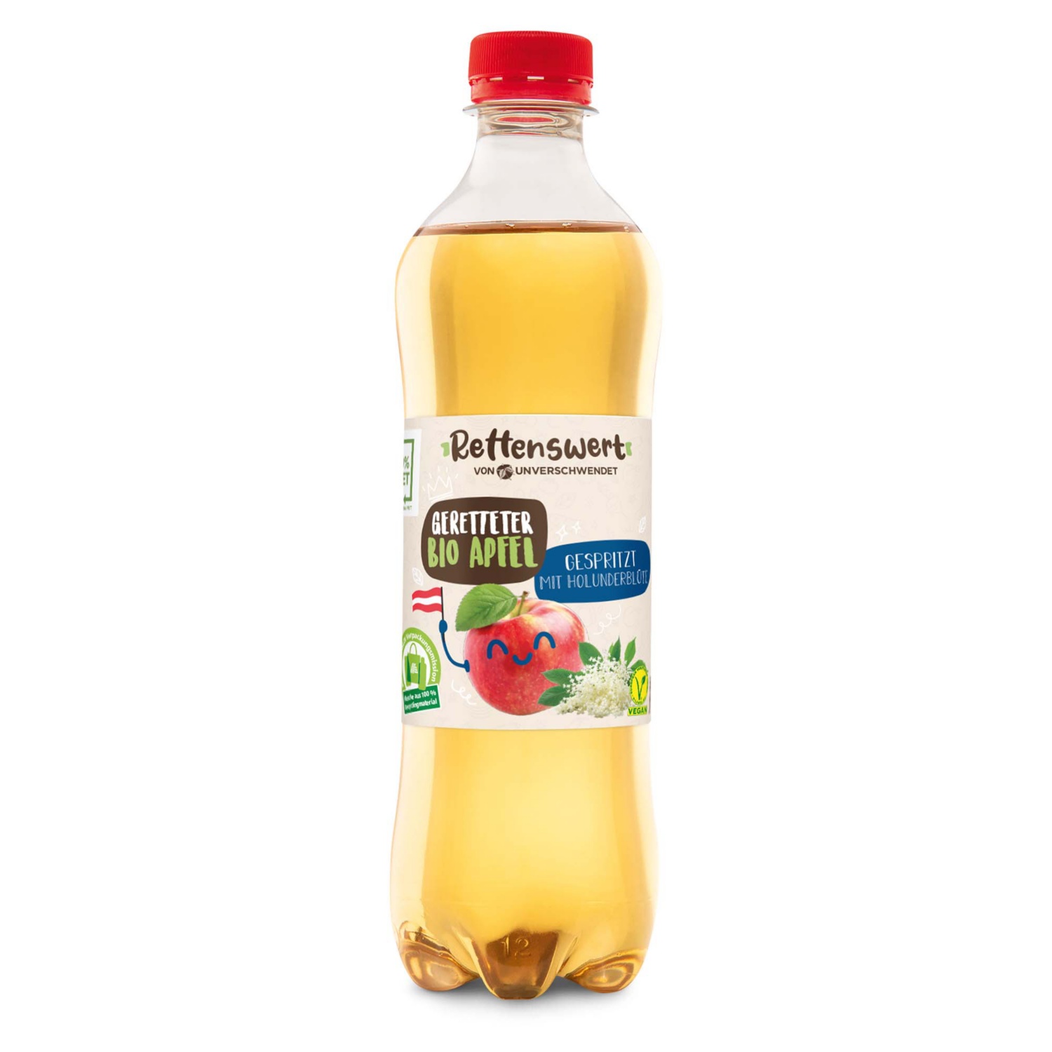 RETTENSWERT BIO-Apfel-Hollunder gespritzt