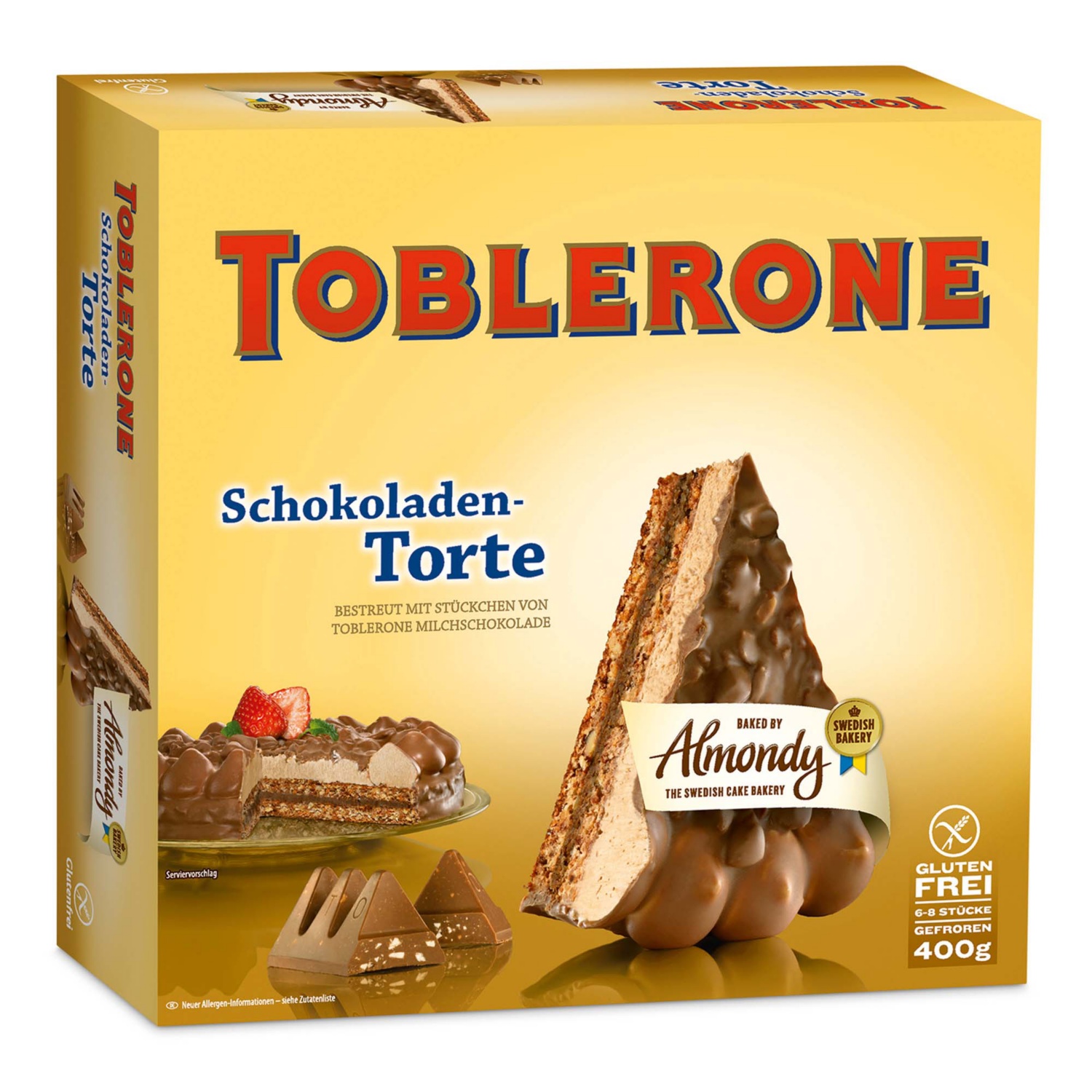 ALMONDY Torte, Toblerone