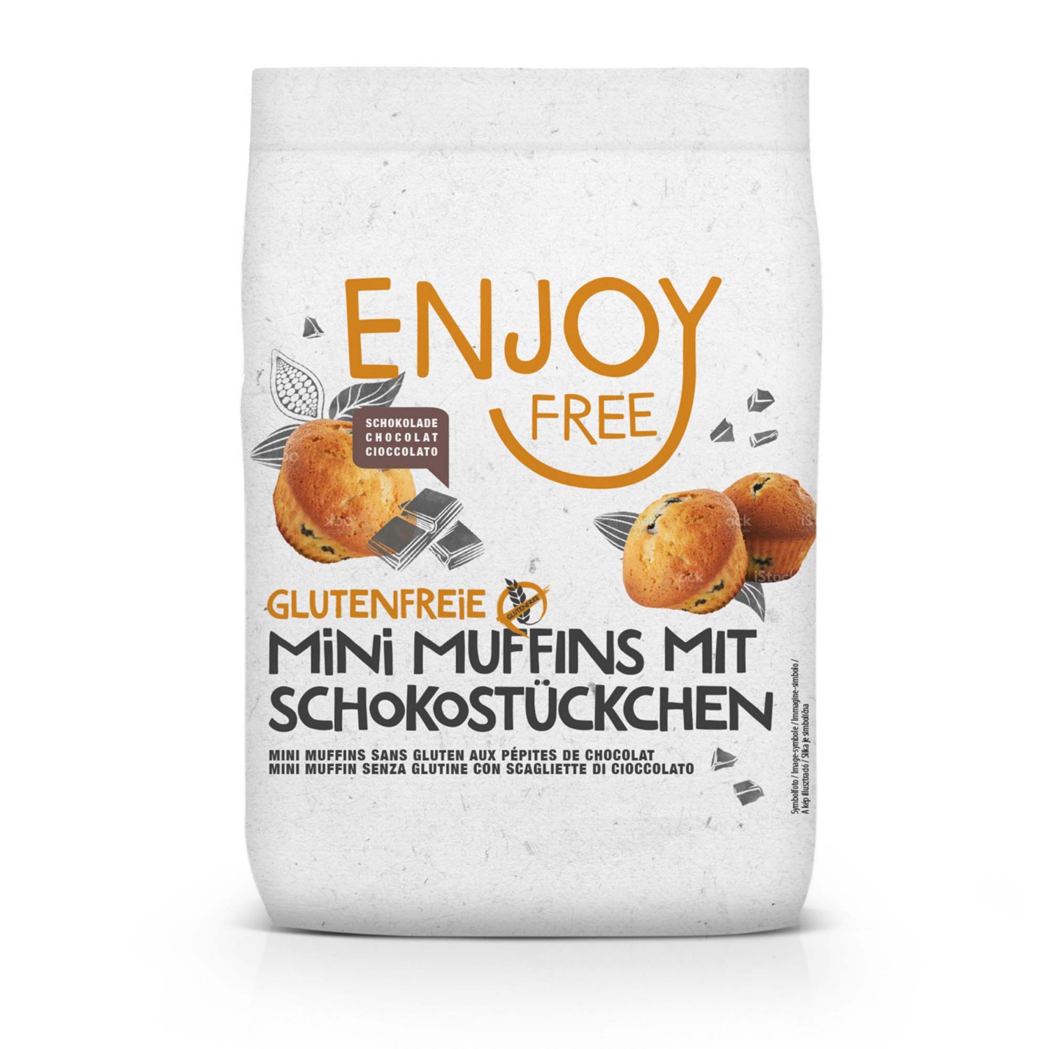 ENJOY FREE! Mini Kuchen glutenfrei, Schoko Muffin