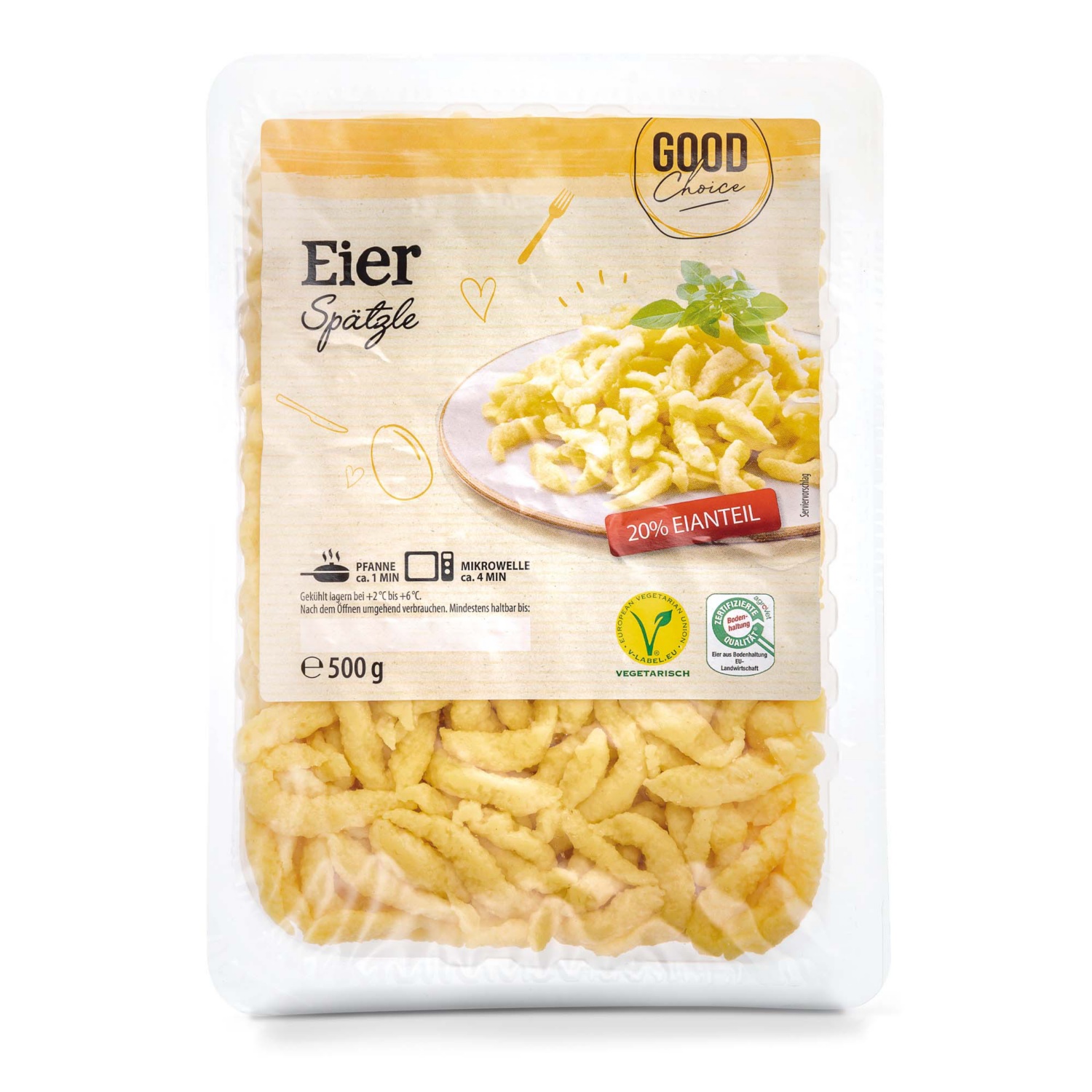 Fertige Eierspätzle Kochen