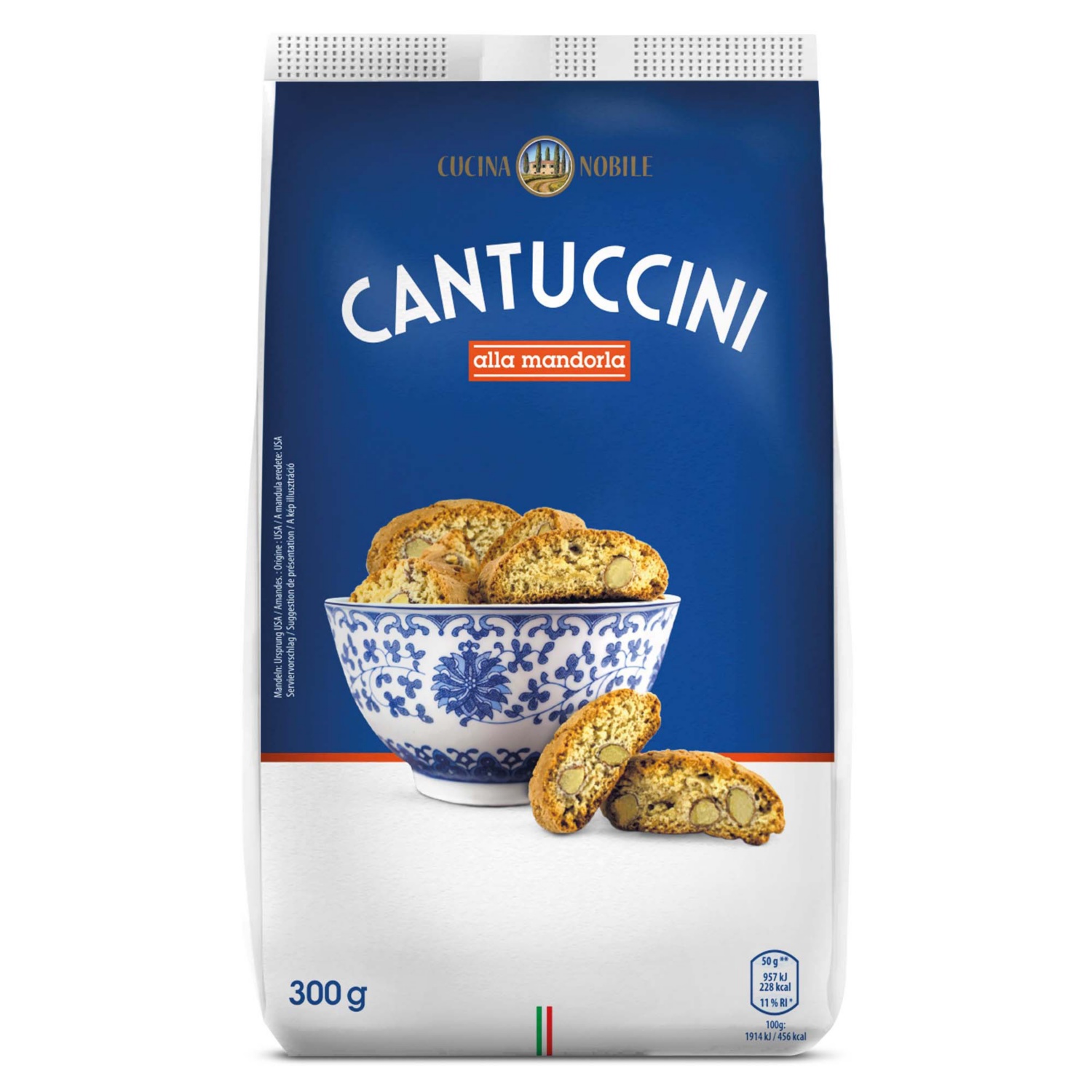 CUCINA NOBILE Cantuccini, 300 g, mandulás
