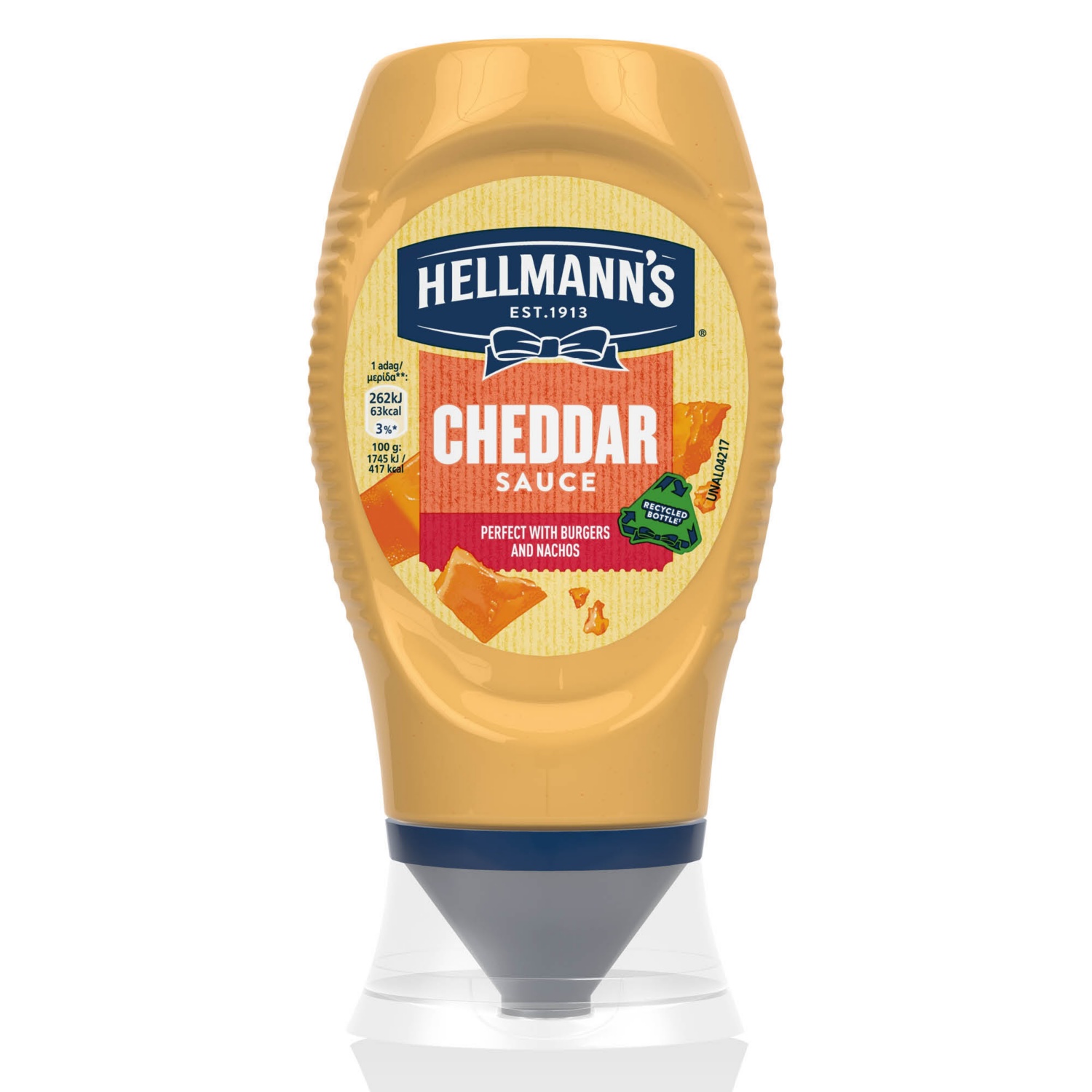 HELLMANN'S Szósz, 250 g, Cheddar sajtos szósz