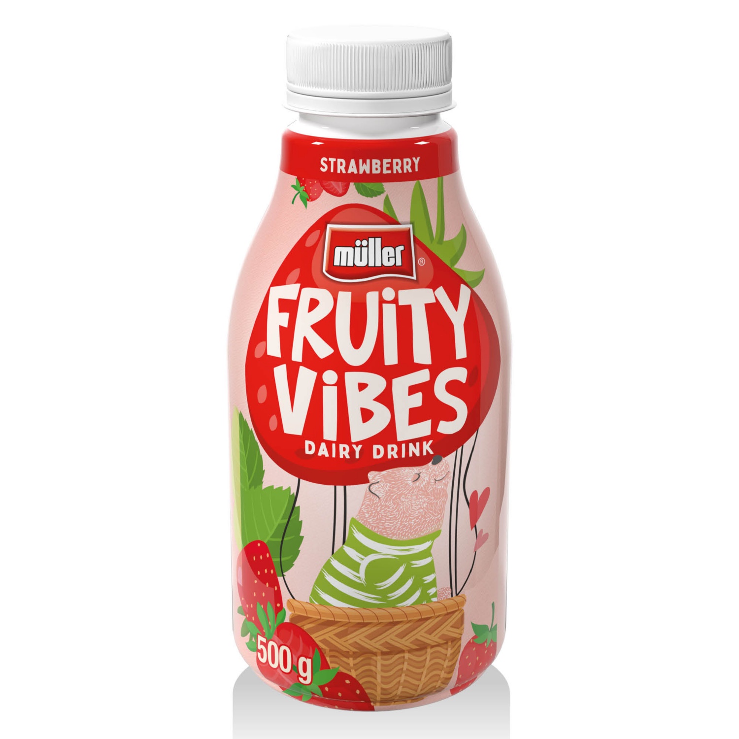 MÜLLER Fruity Vibes, 500 g, eper