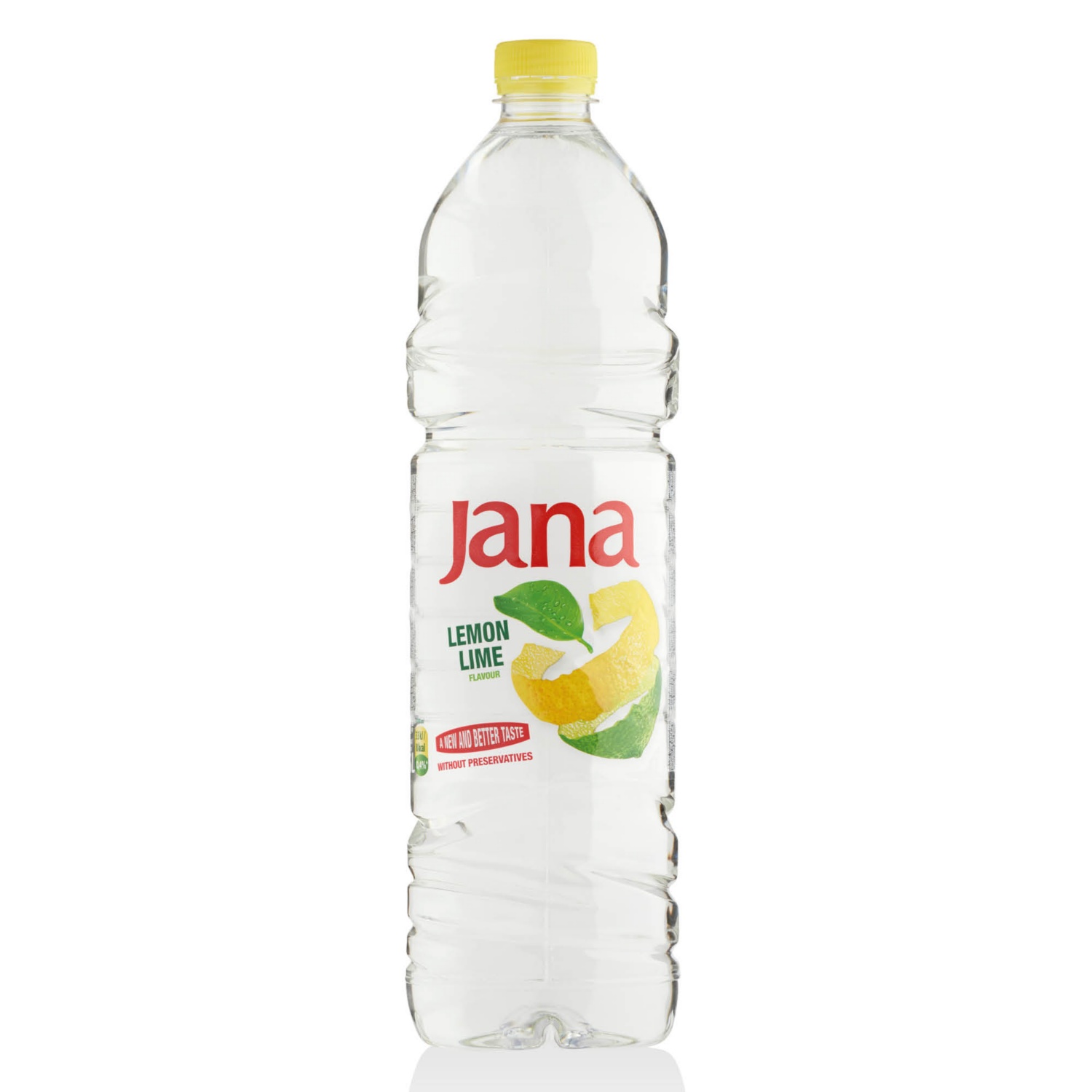 JANA Ízesített ásványvíz, 1,5 l, citrom-lime