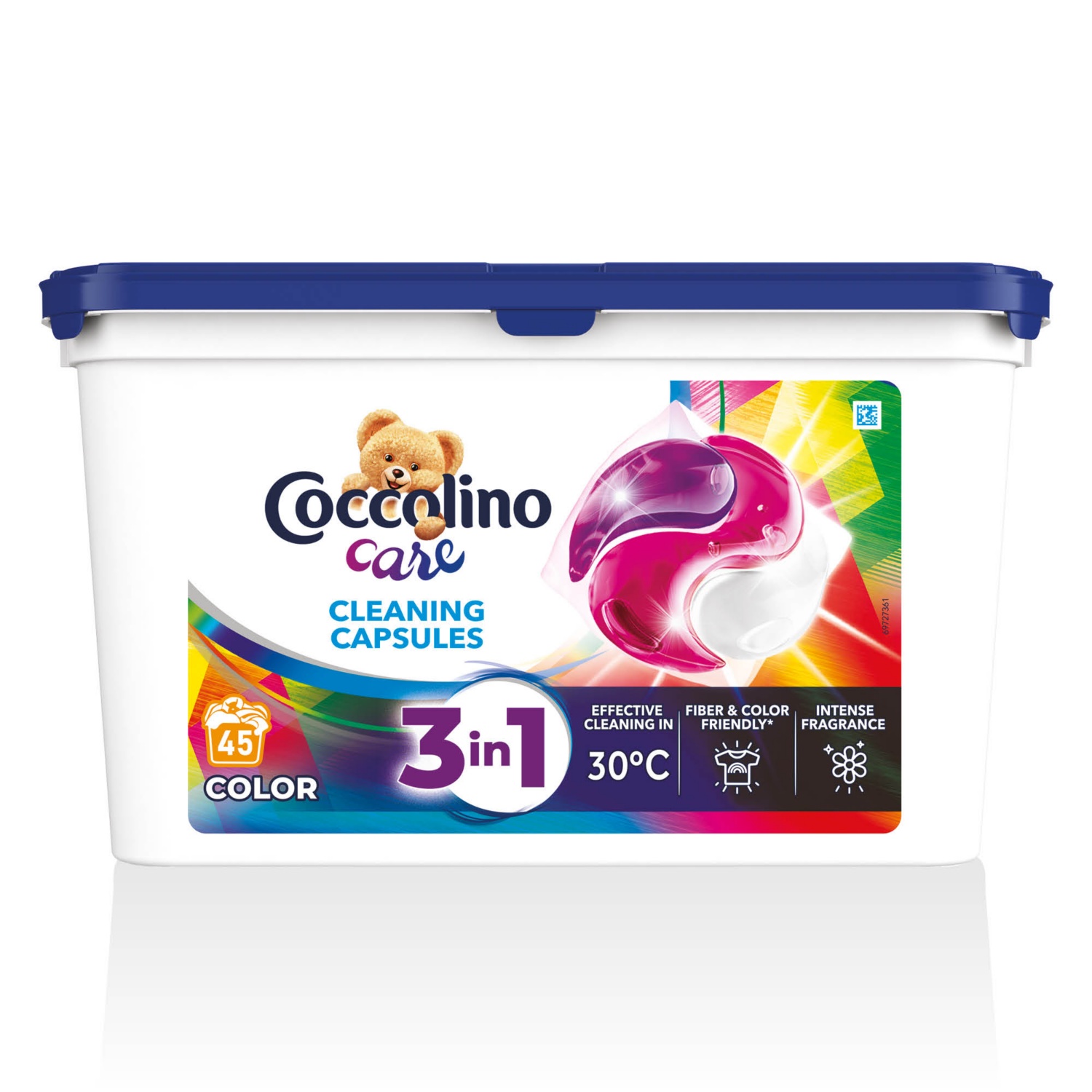 COCCOLINO Mosókapszula Care Color, 45 darab