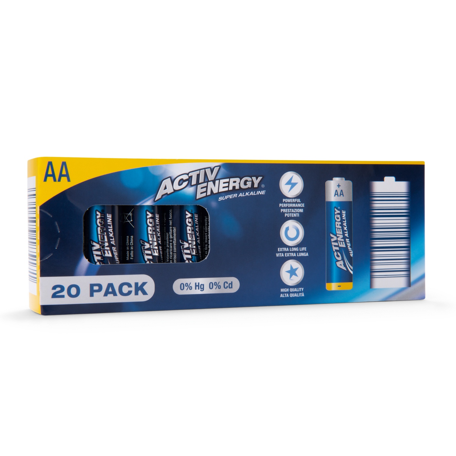 ACTIV ENERGY Batterien Megapack, AA ALDI SUISSE