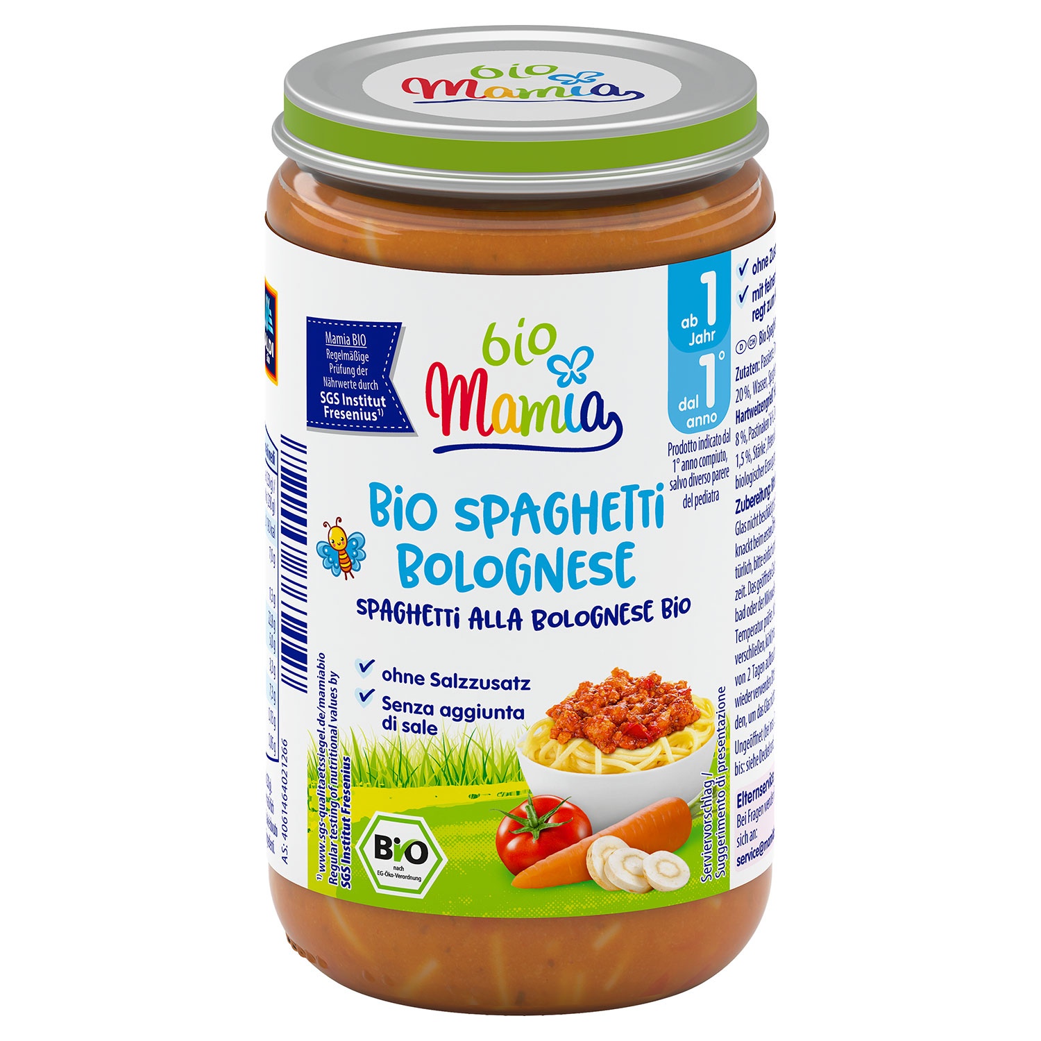 MAMIA BIO Bio-Spaghetti Bolognese 250 g