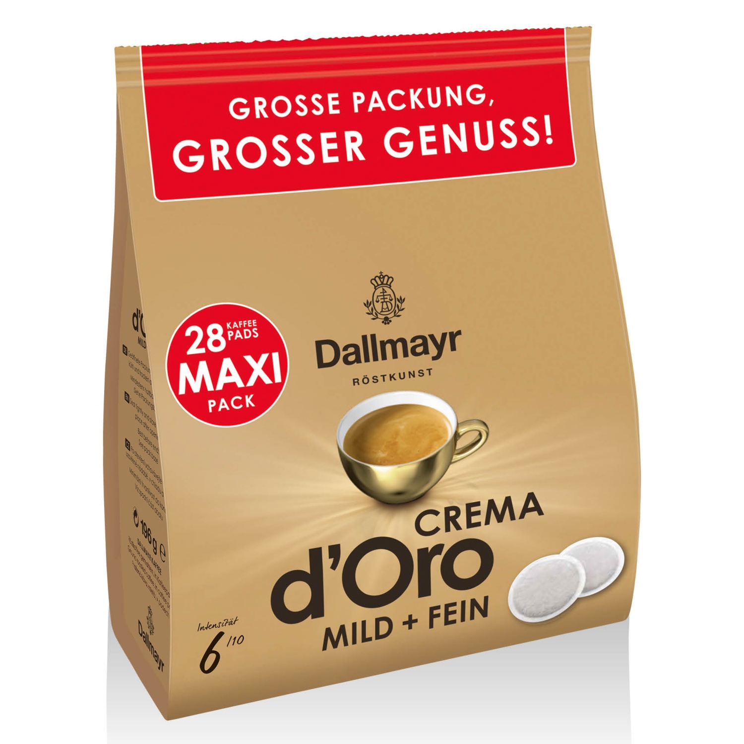 DALLMAYR Kávépárna, 28 darab, Crema d'Oro mild+fein