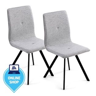 Stuhl Rustic, Doppelpkg., Grau