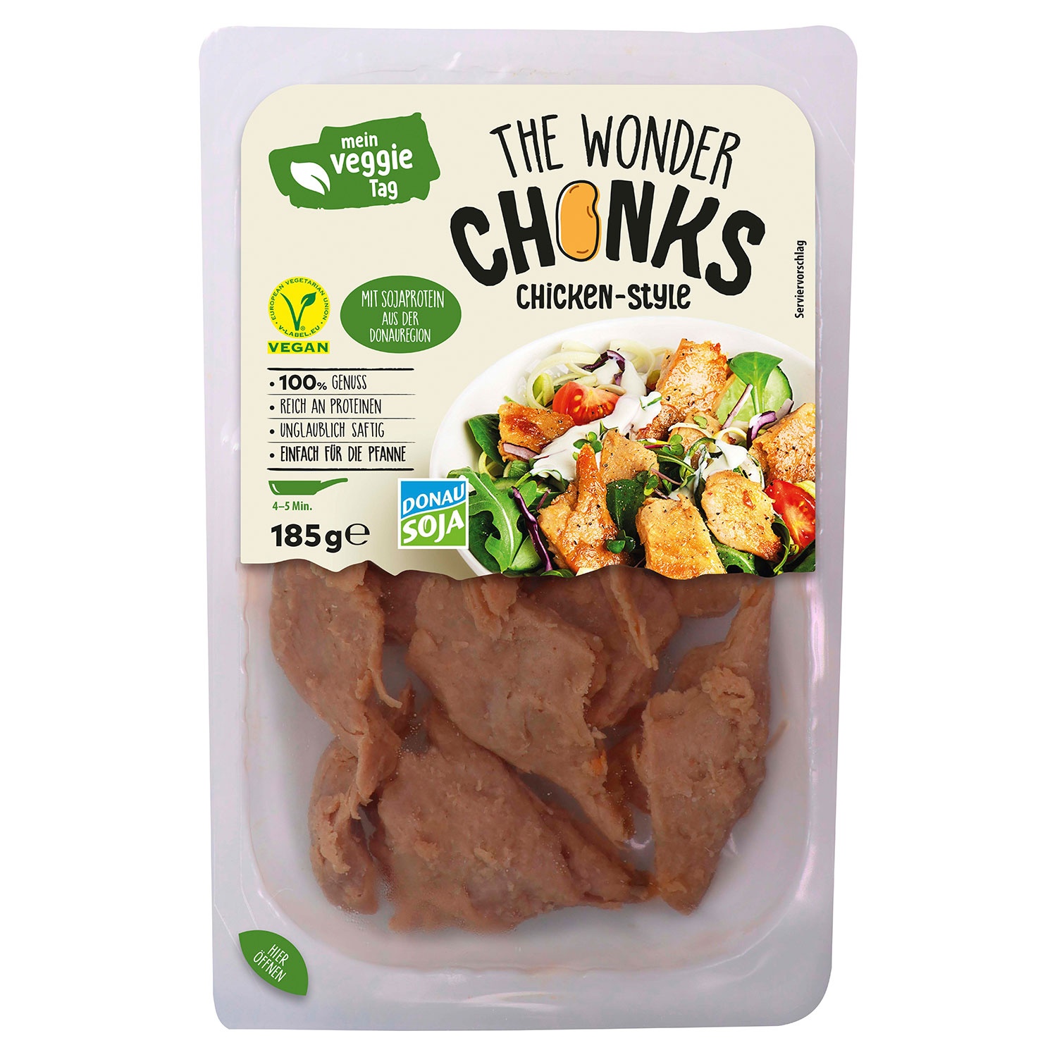 MEIN VEGGIE TAG The Wonder Chunks 185 g, Chicken