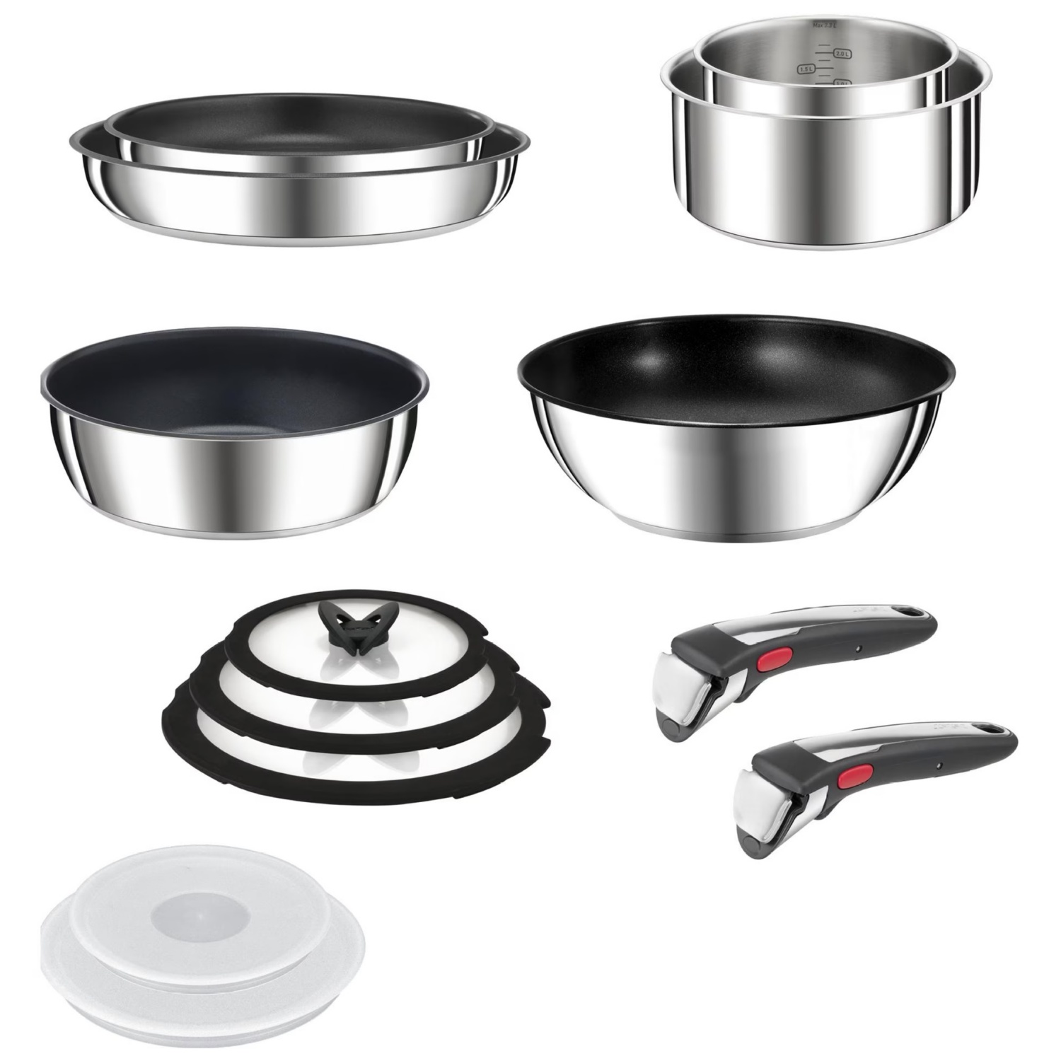 TEFAL Ensemble de casseroles Ingenio Preference On 28 cm